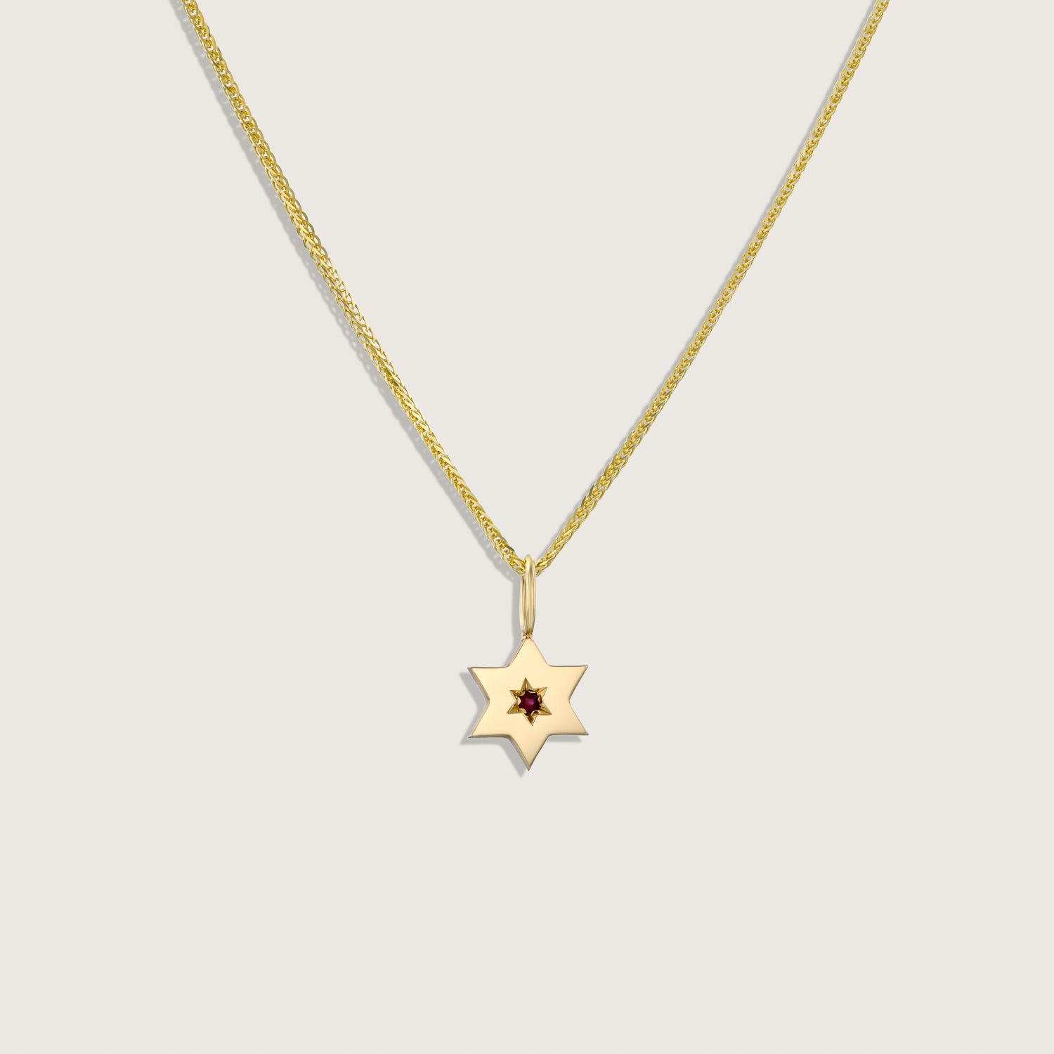 The Gaza envelope Shield Star Of David Gold pendant