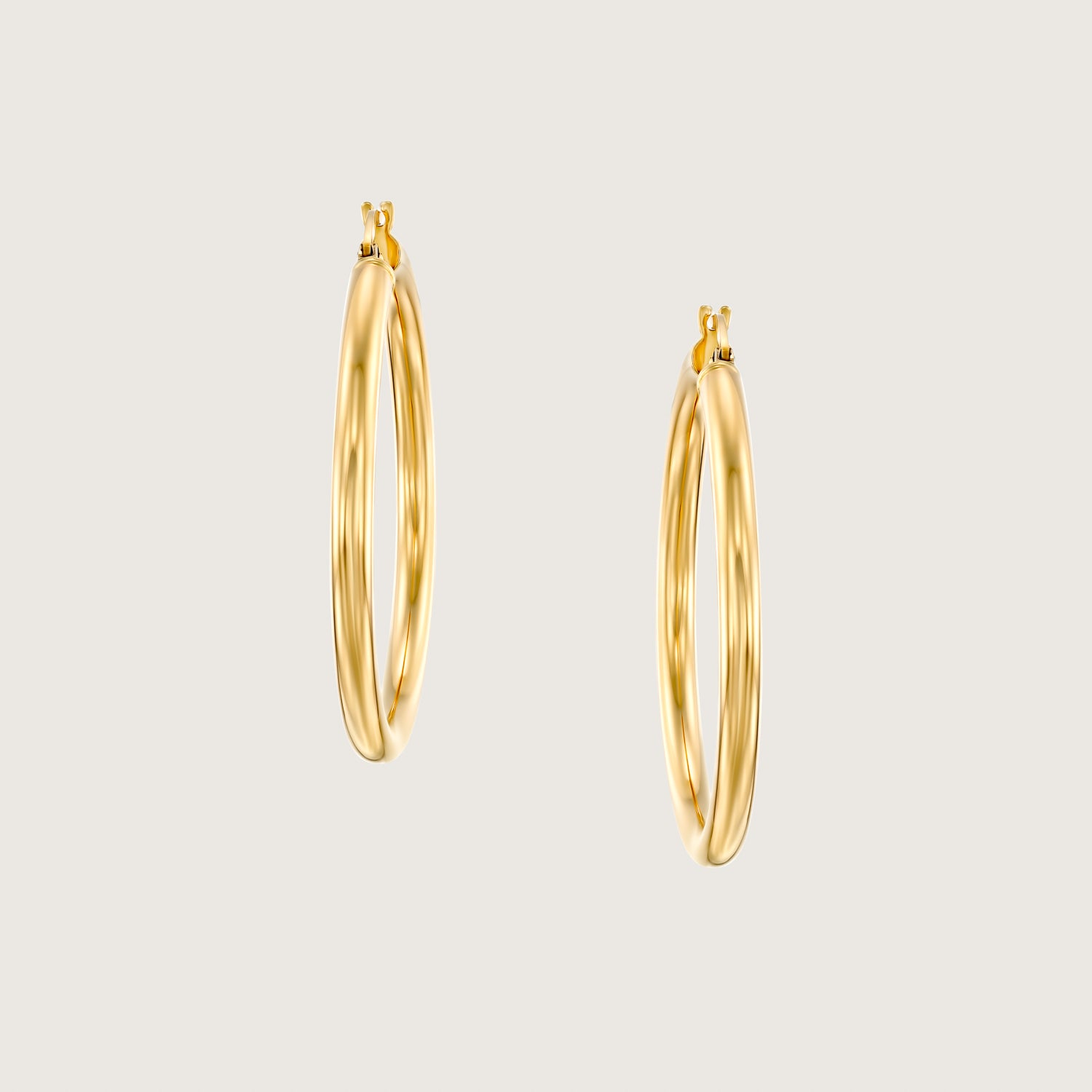 Brandy Gold Hoop Earring 26 mm