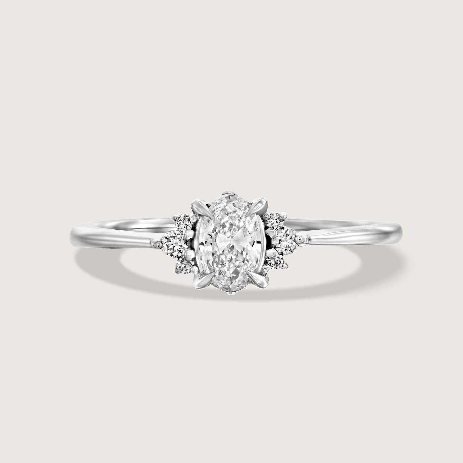 Ella Ring White Diamonds