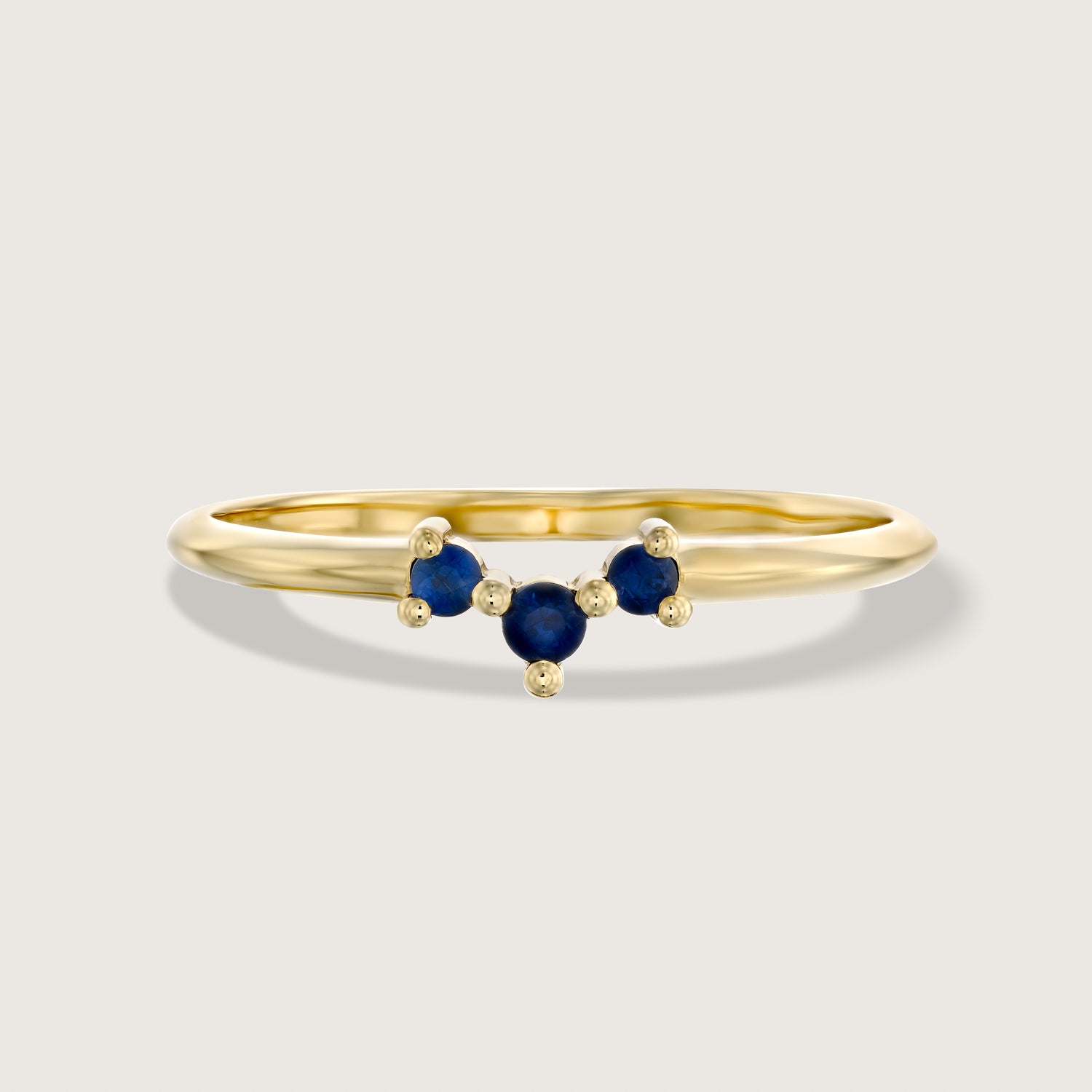 Frida Gold Ring Sapphire