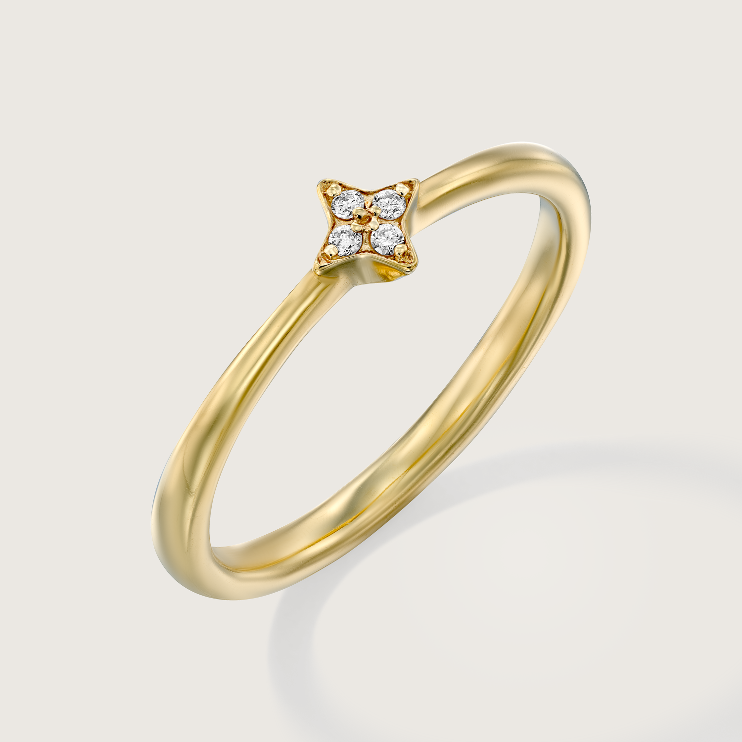 Mars Ring With White Diamonds