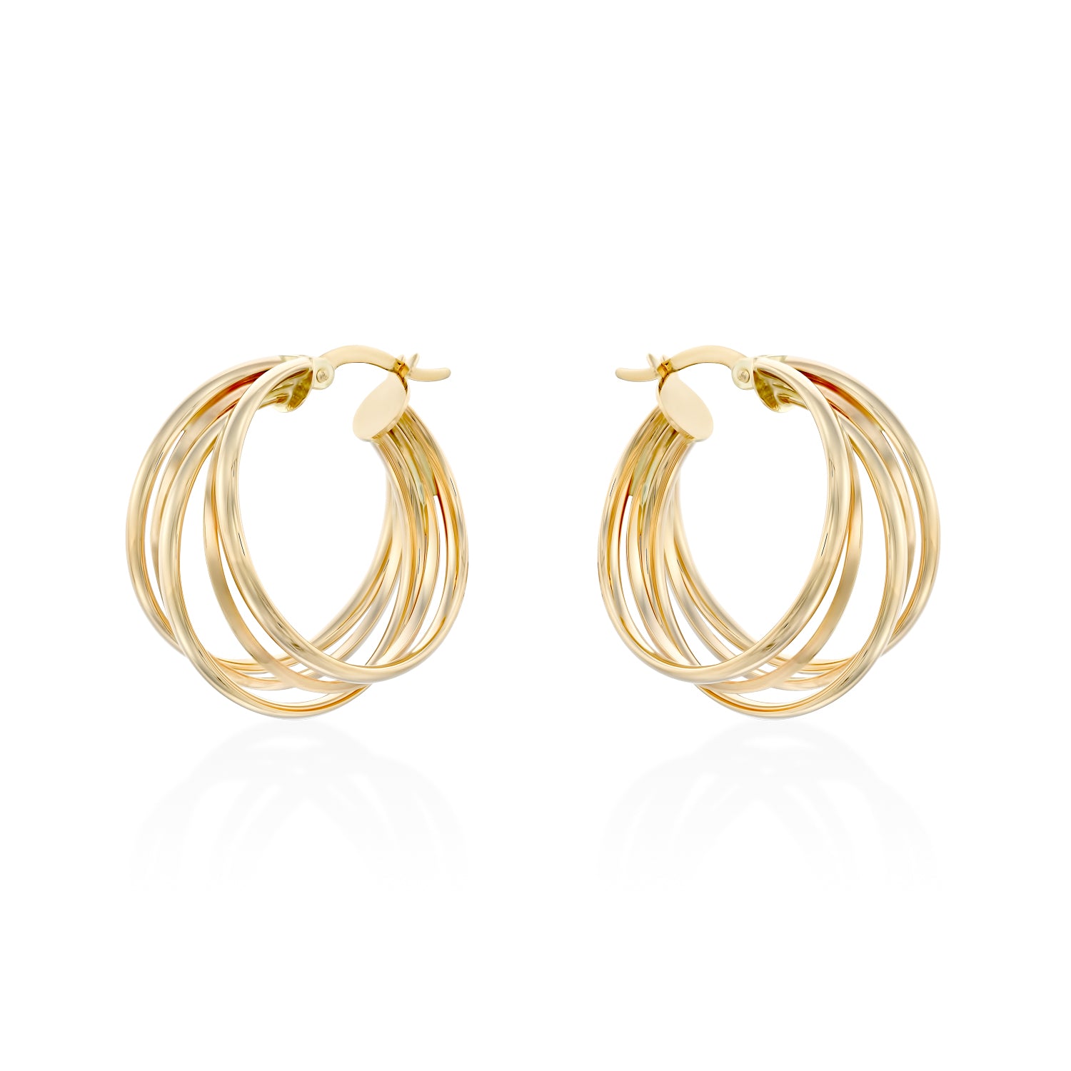 Erica gold hoop earring