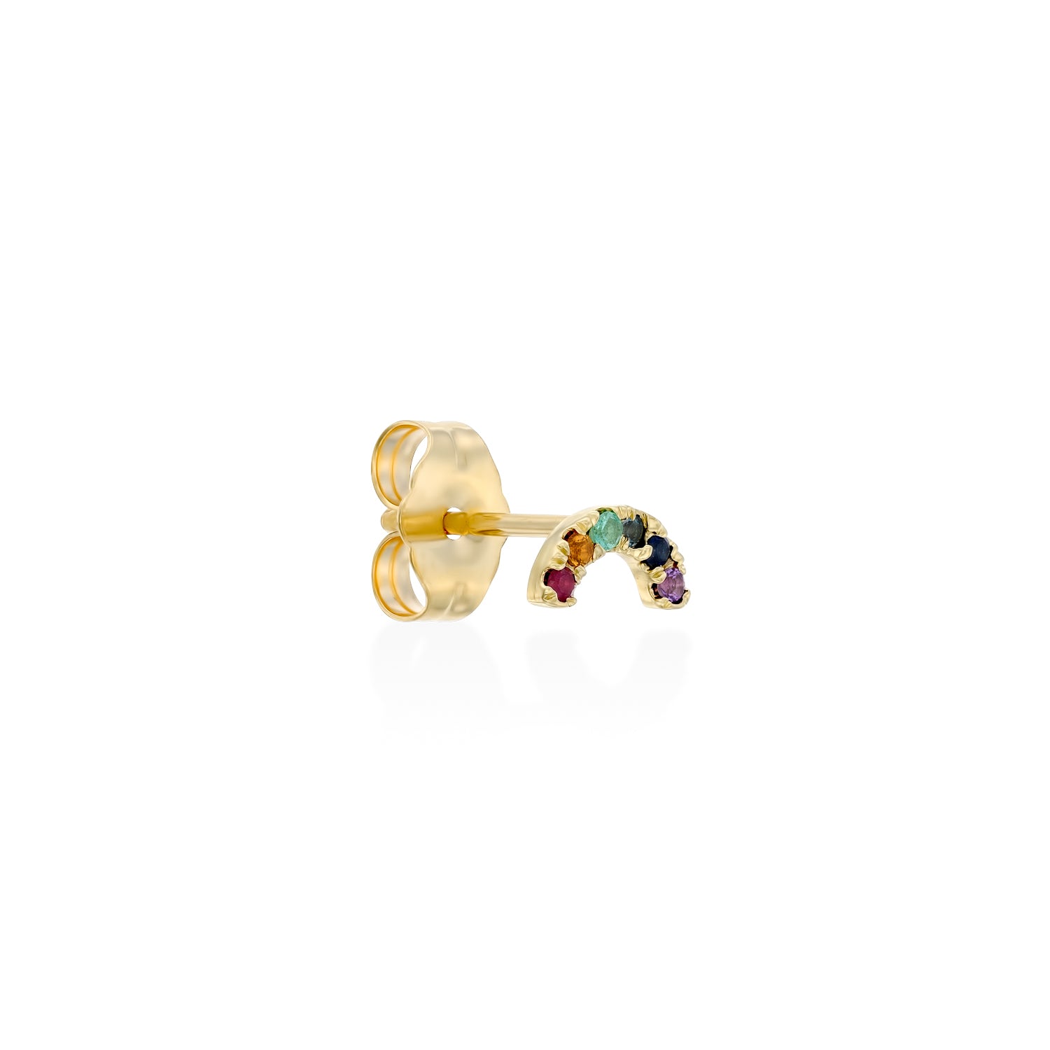 Gold Rainbow Earrings