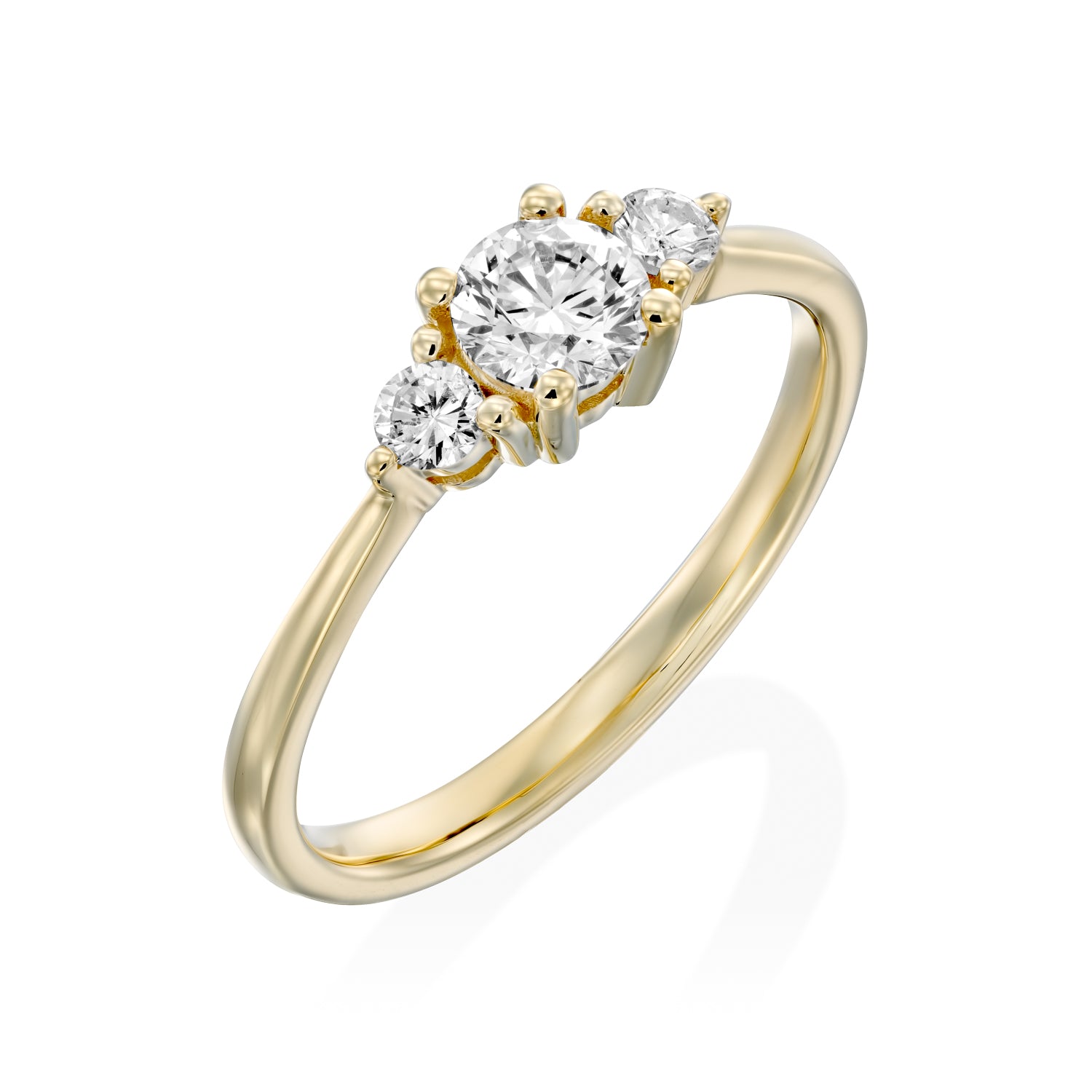 Audrey Gold Ring 4.5mm Diamond