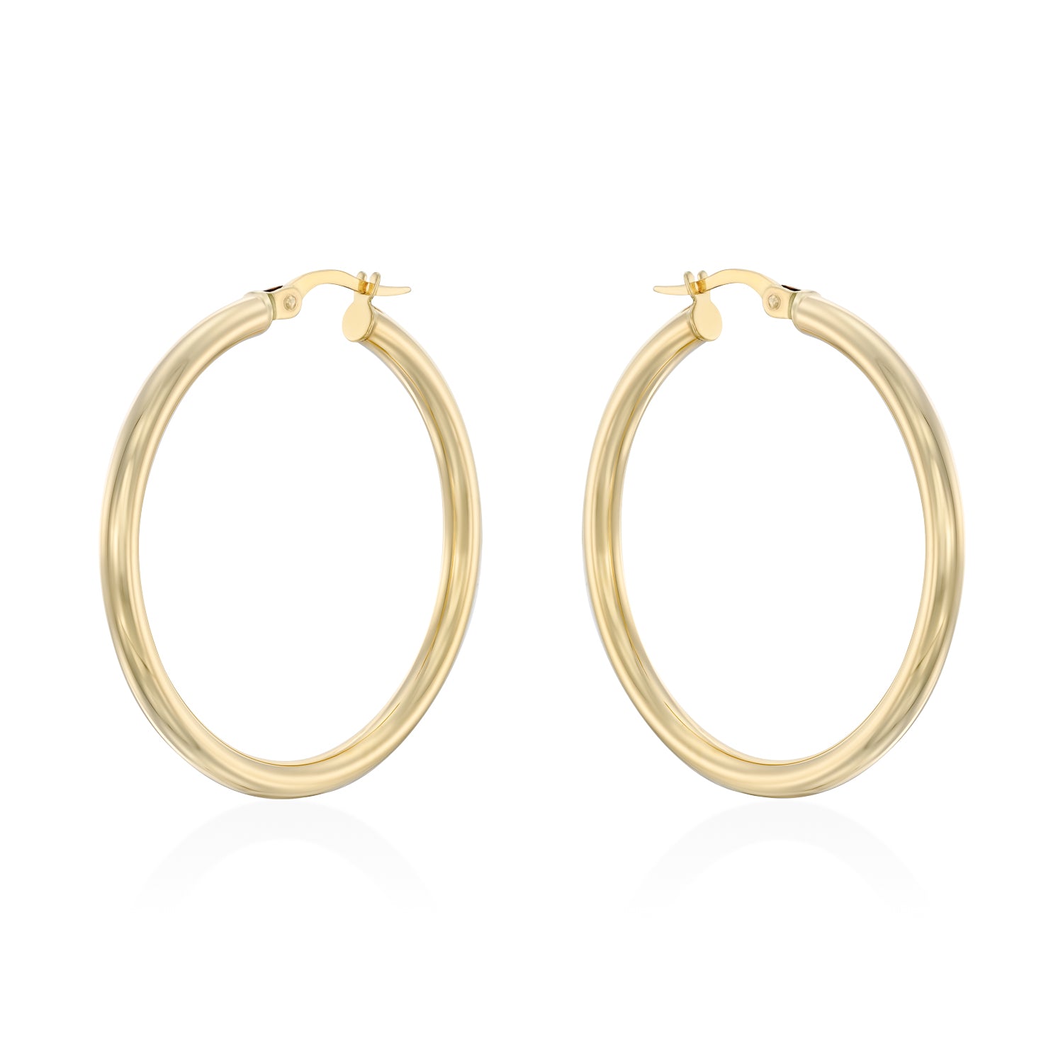 Brandy Gold Hoop Earring 50 mm