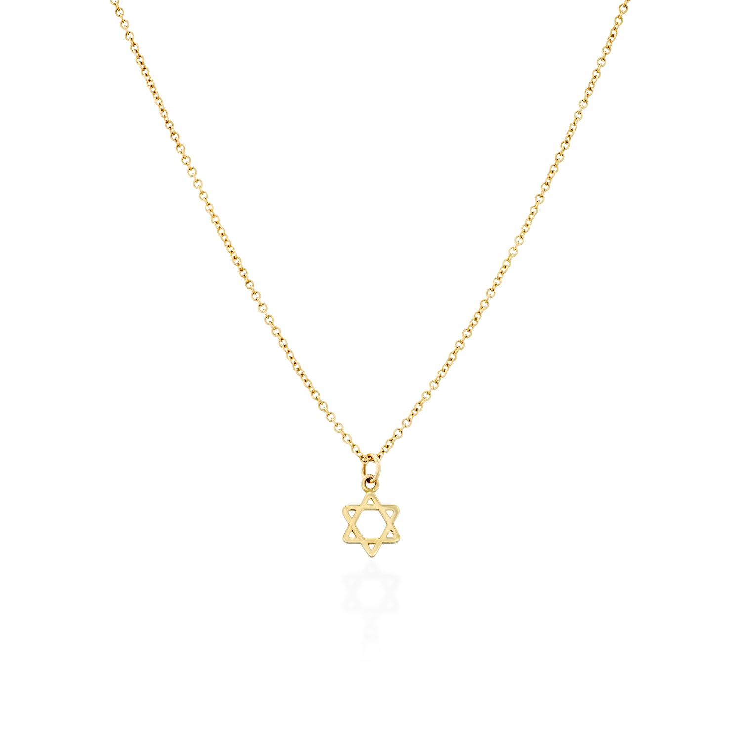 Nova Star Of David Gold Necklace