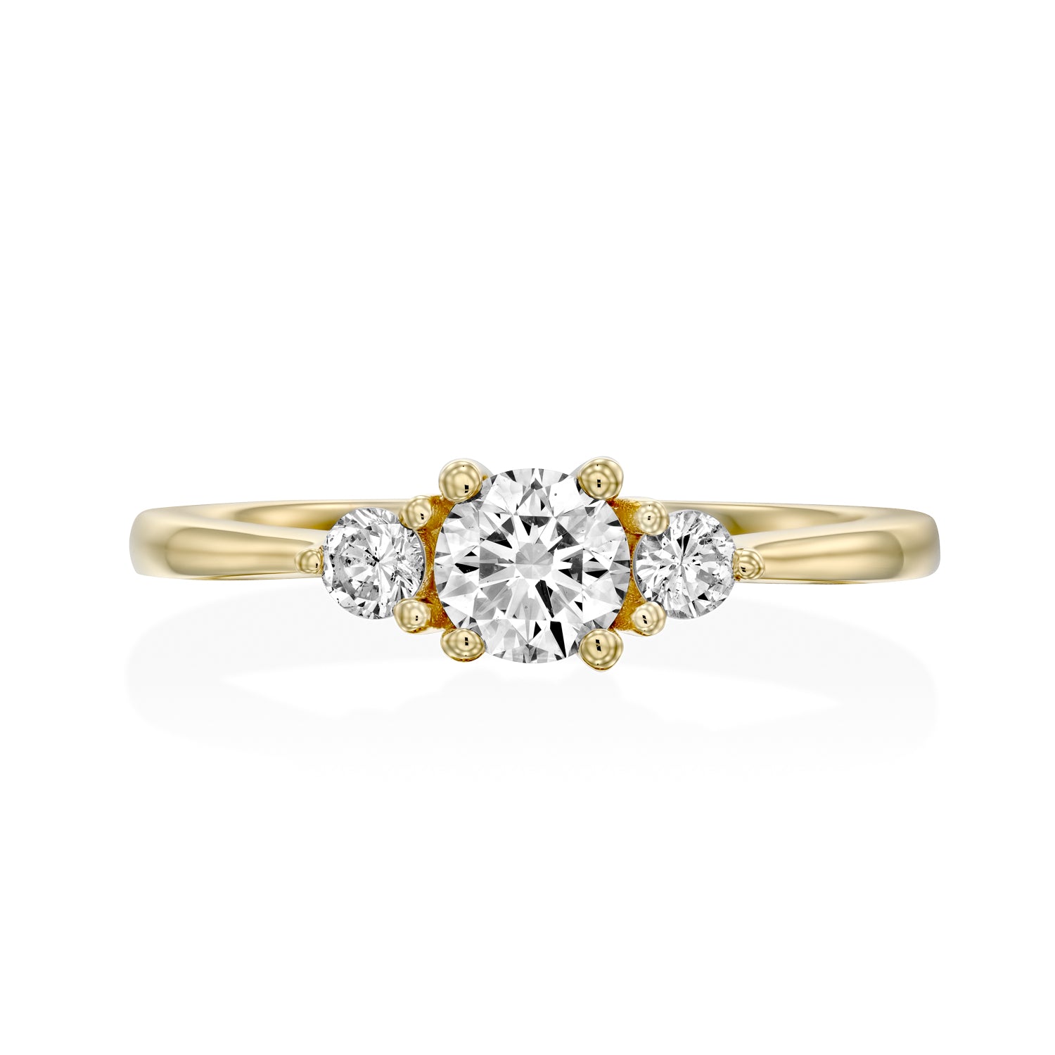 Audrey Gold Ring 4.5mm Diamond