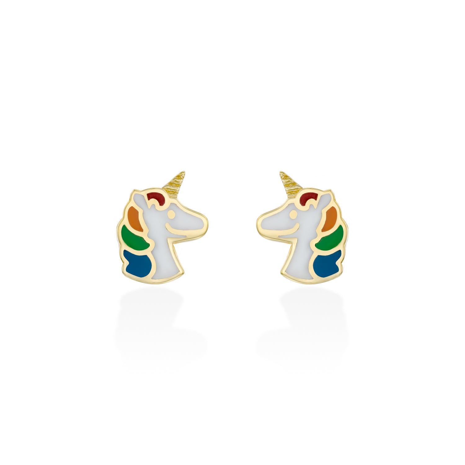 Unicorn Gold Earring