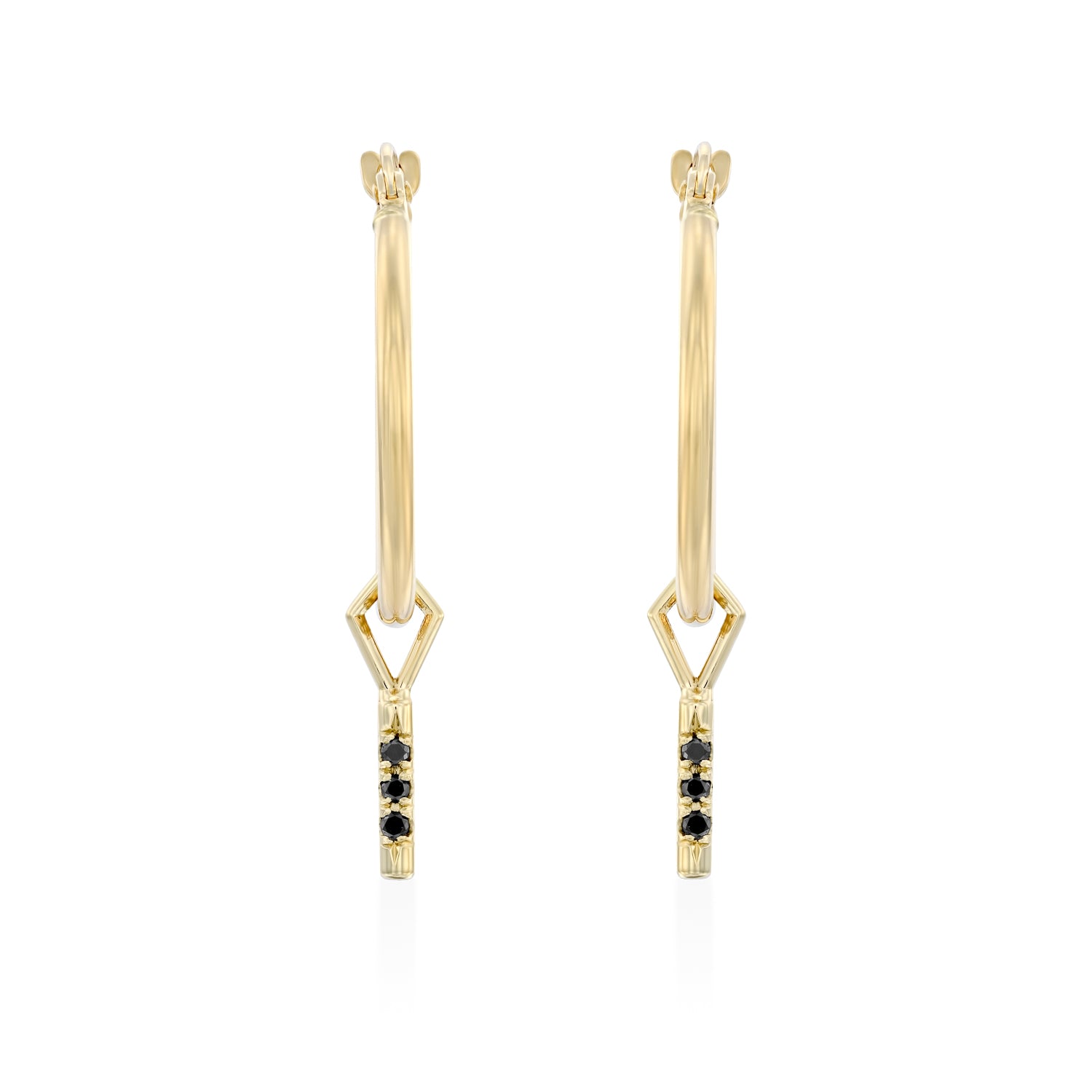 Valerie charm black diamonds