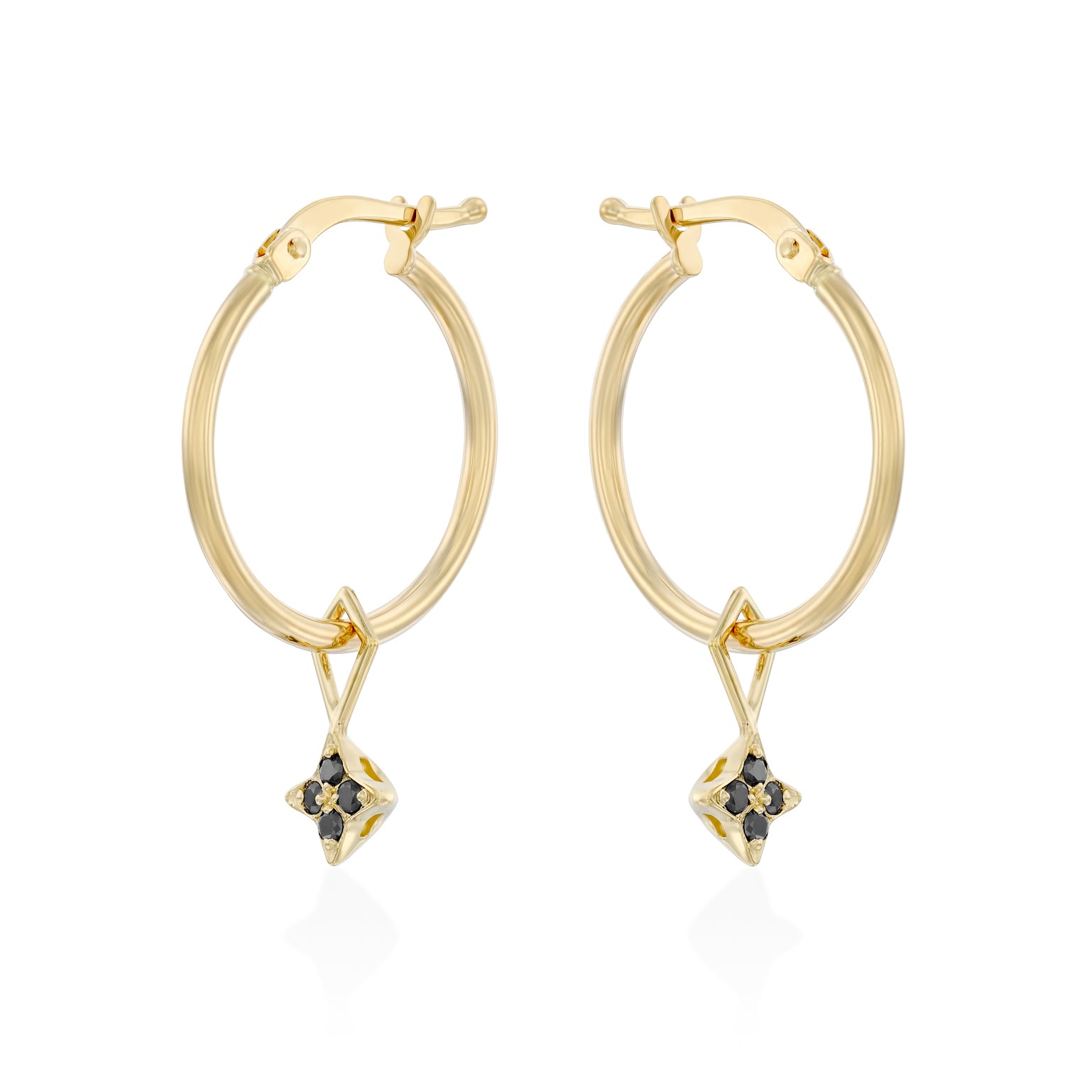 Venus charm black diamonds