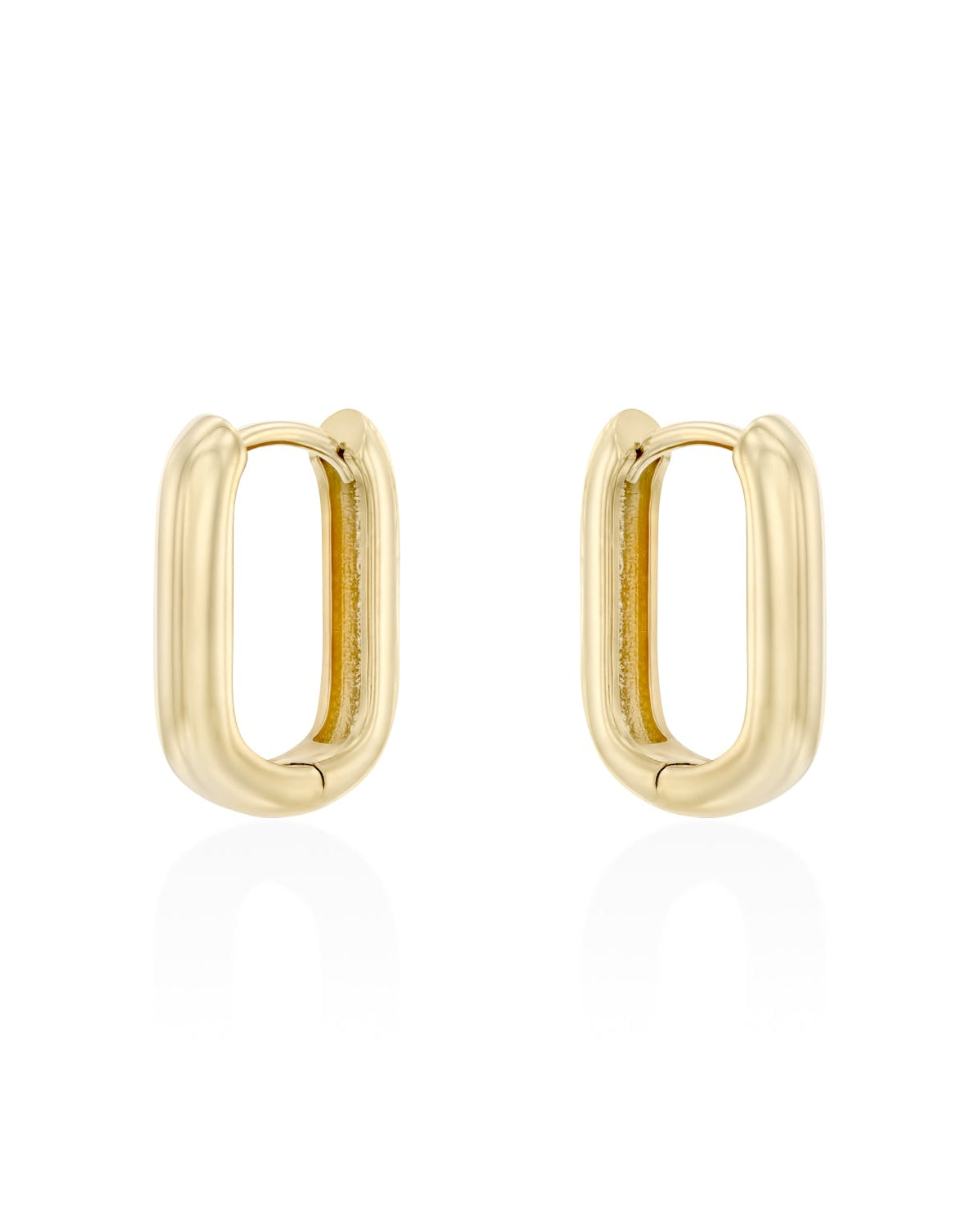 Mini Ava gold hoop earring