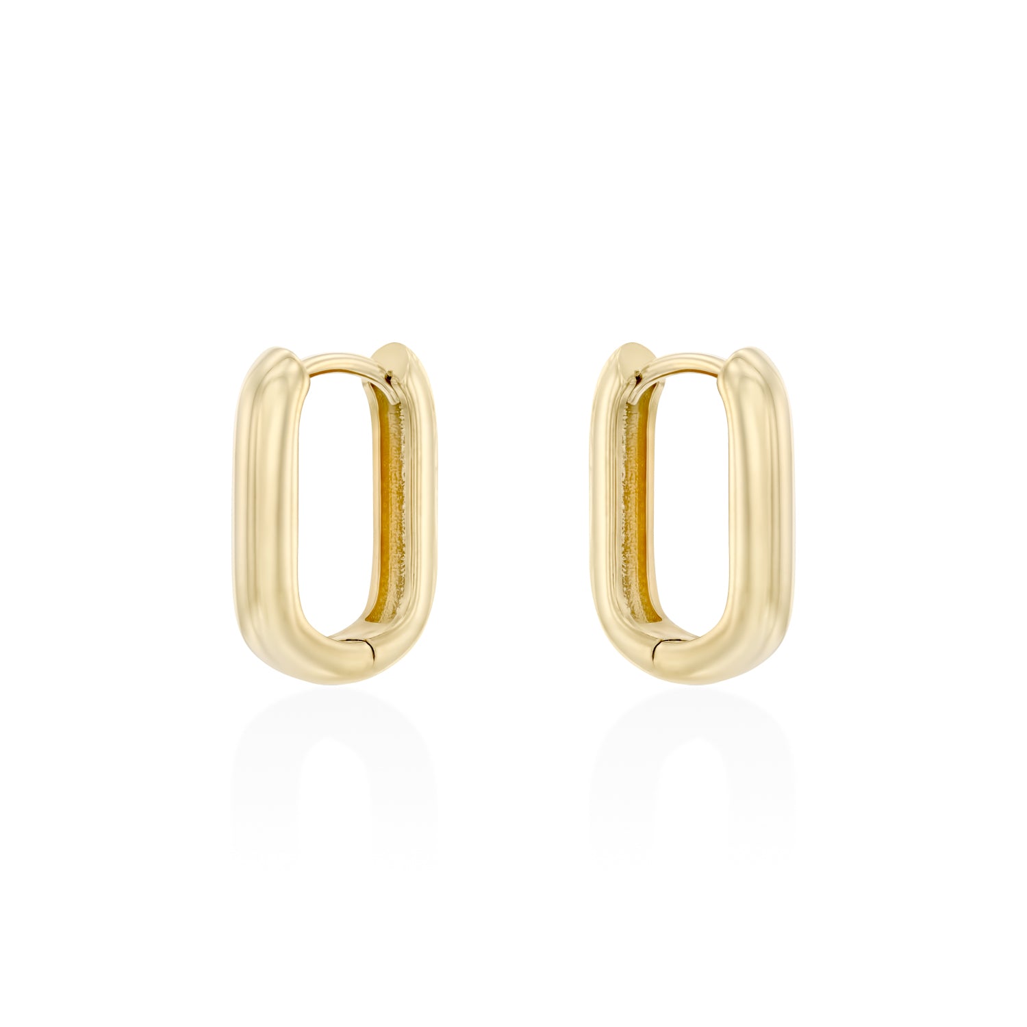Mini Ava gold hoop earring