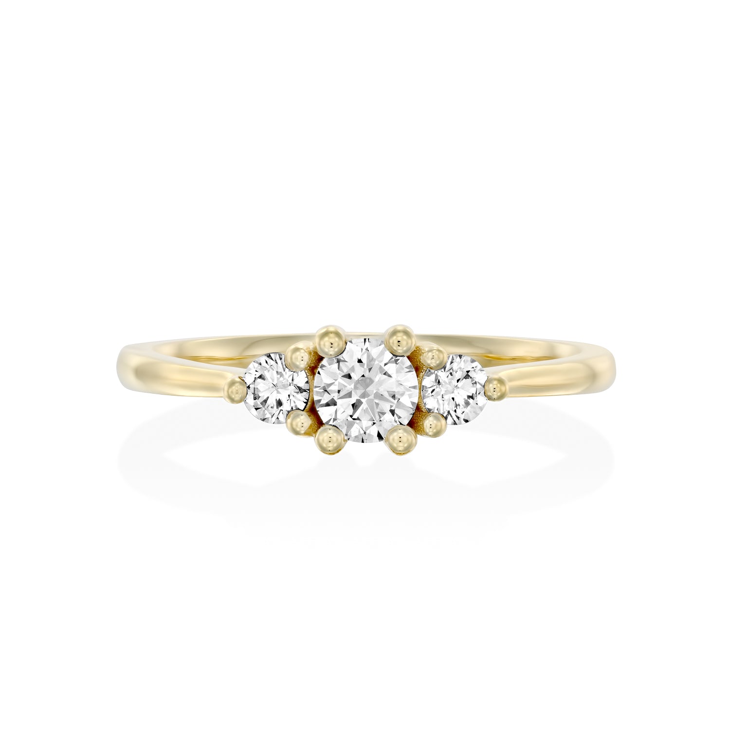 Audrey Gold Ring 3.5mm Diamond