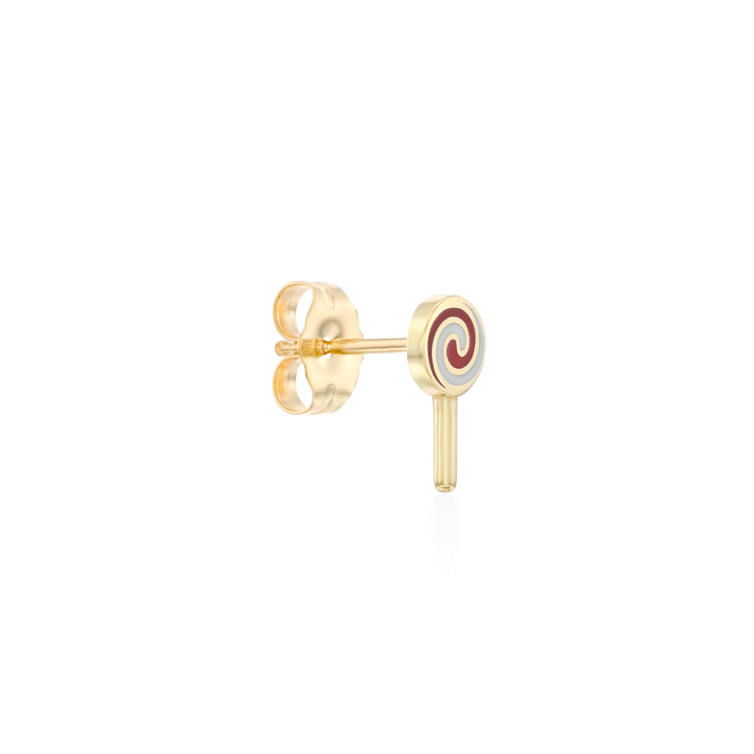 Lollipop Gold Earring