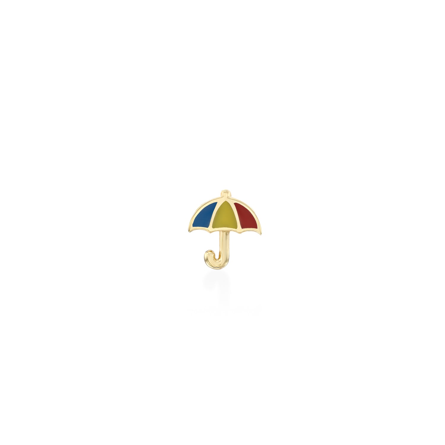 Umbrella Gold Earring