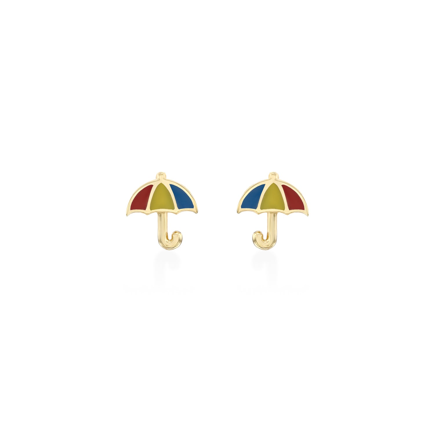 Umbrella Gold Earring