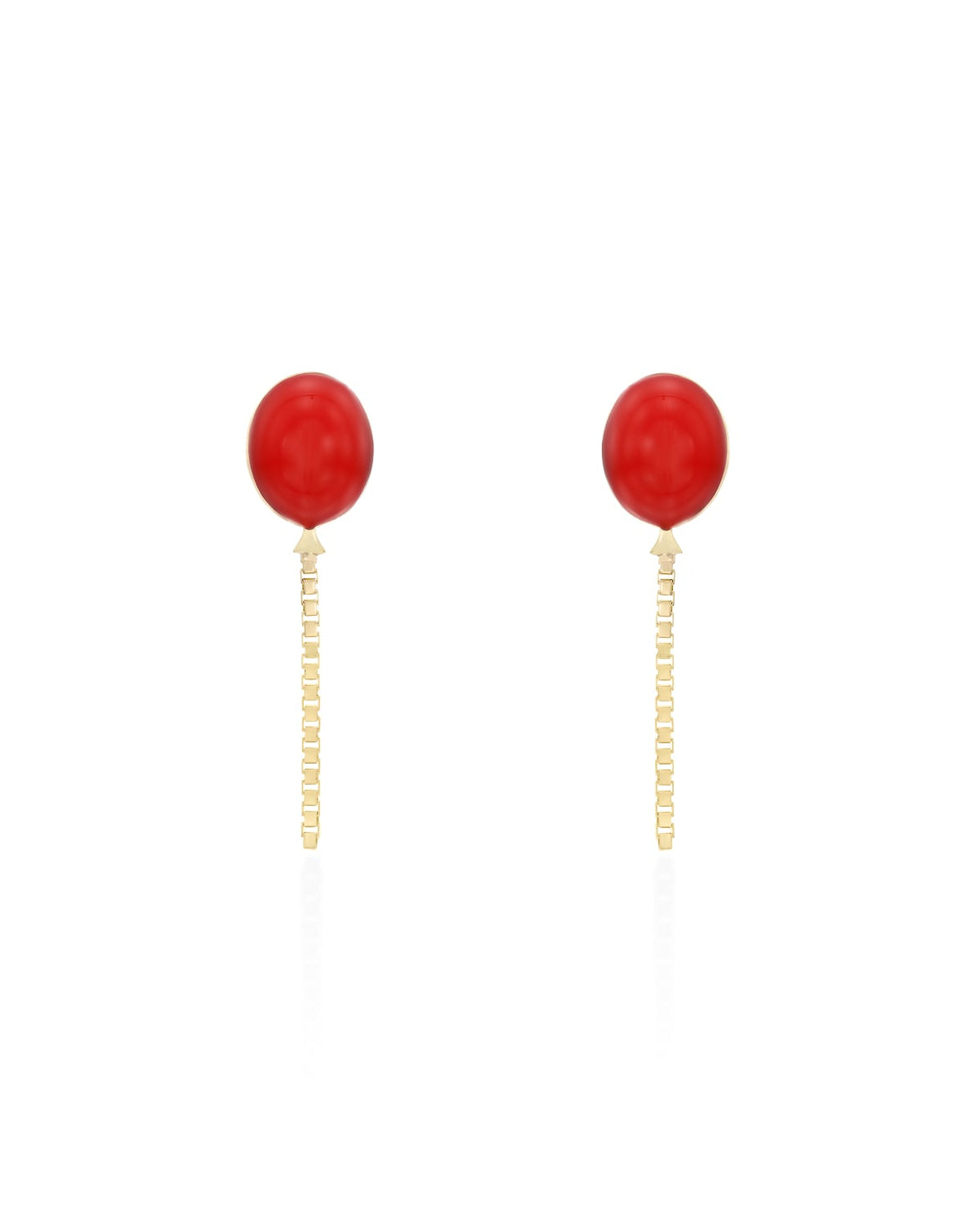 Balloon Red Earring