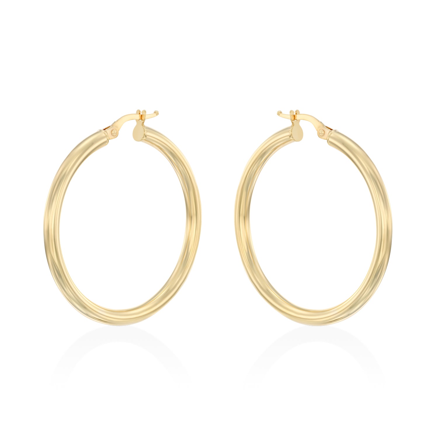 Brandy Gold Hoop Earring 35 mm
