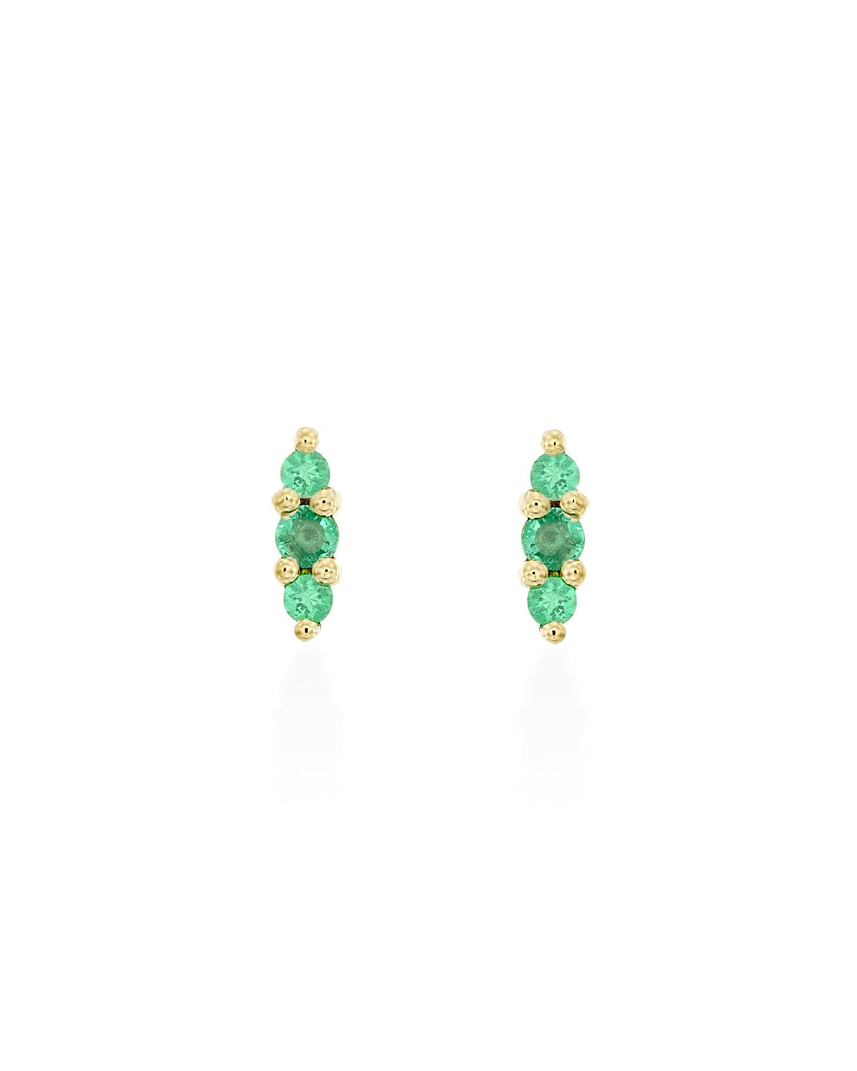 Mini Audrey Earring Emerald