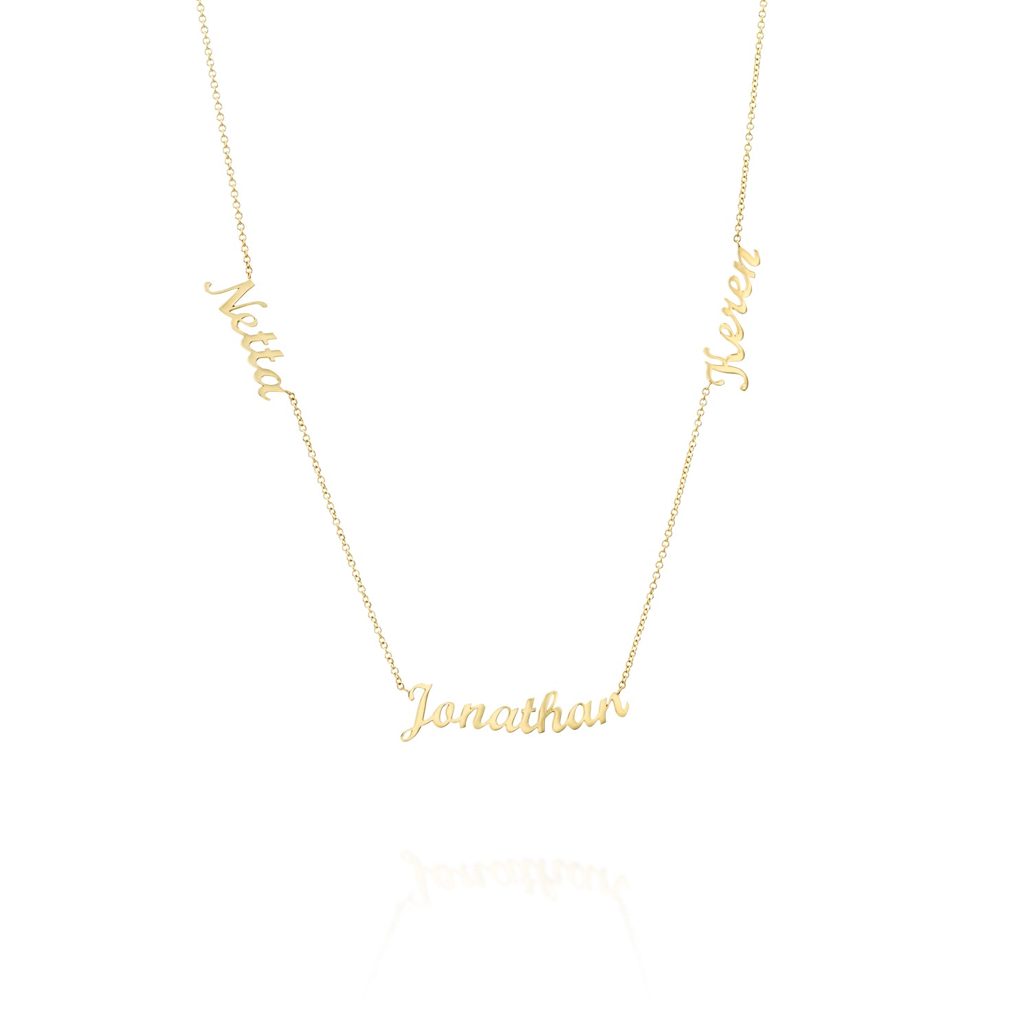 3 Names necklace