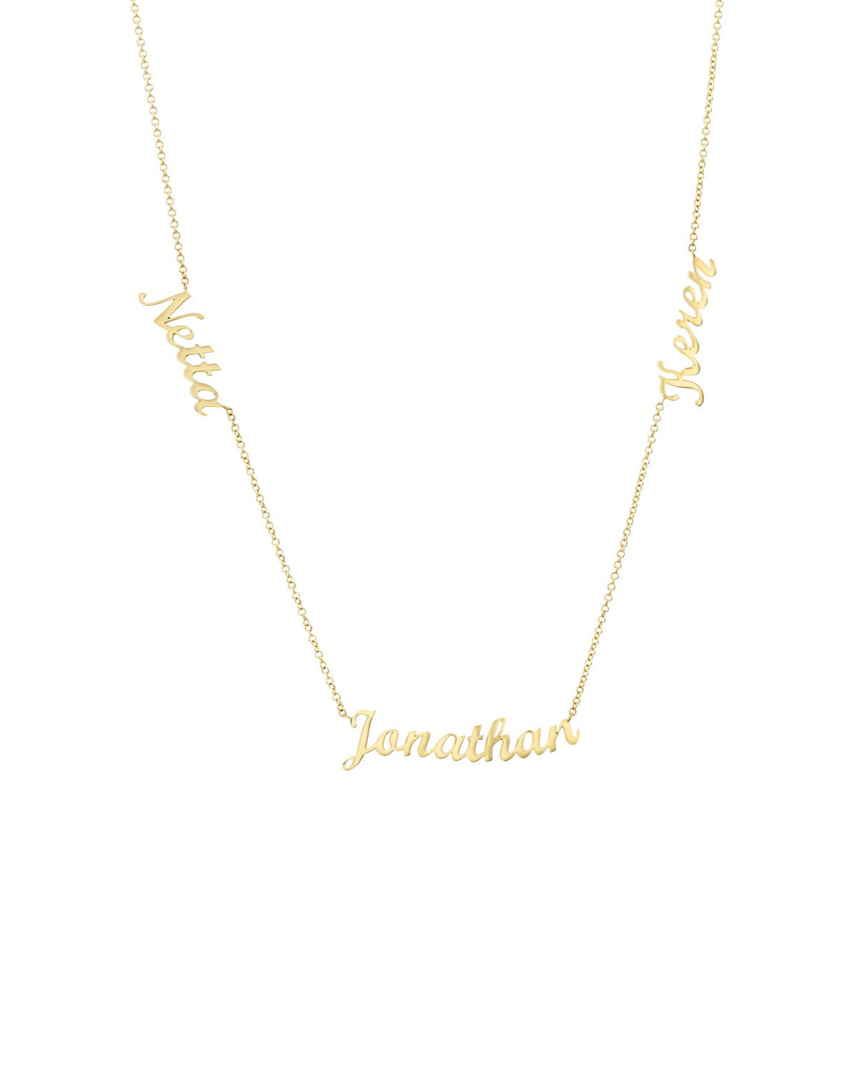 3 Names necklace