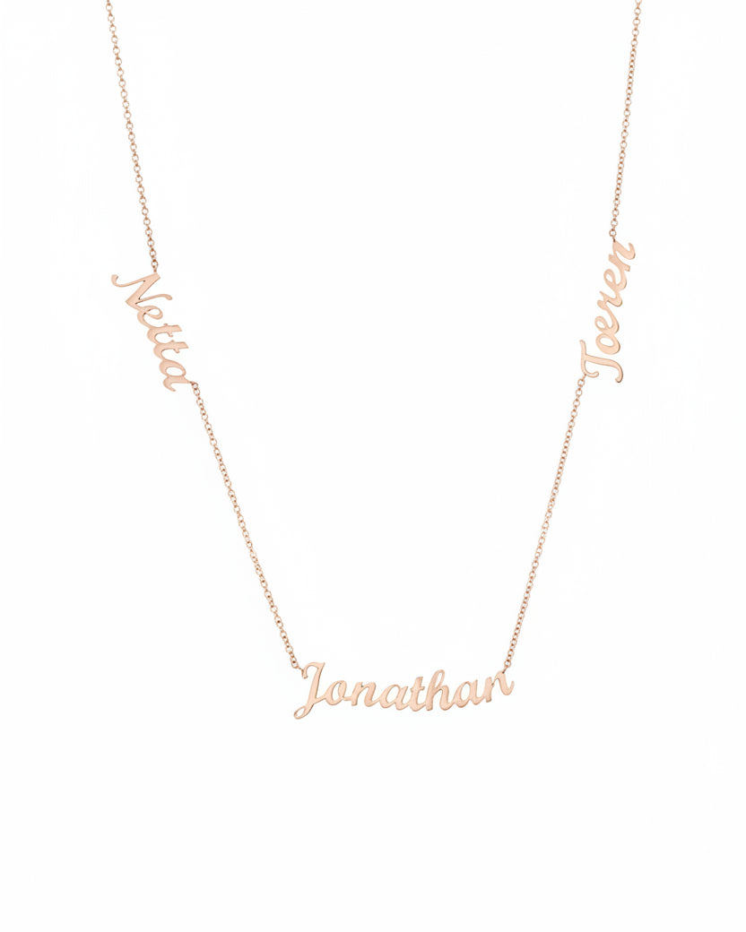 3 Names necklace