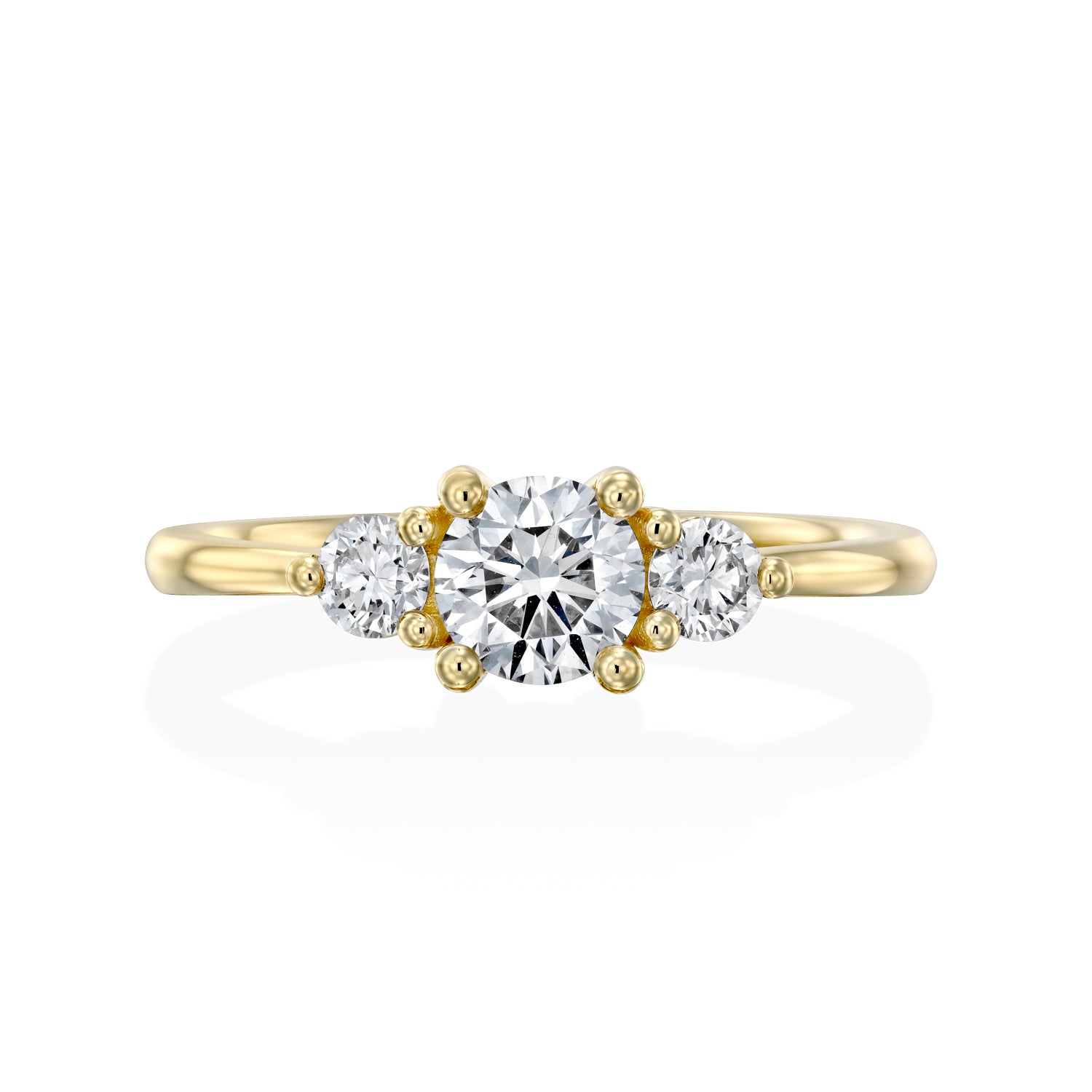 Audrey Gold Ring 5mm Diamond