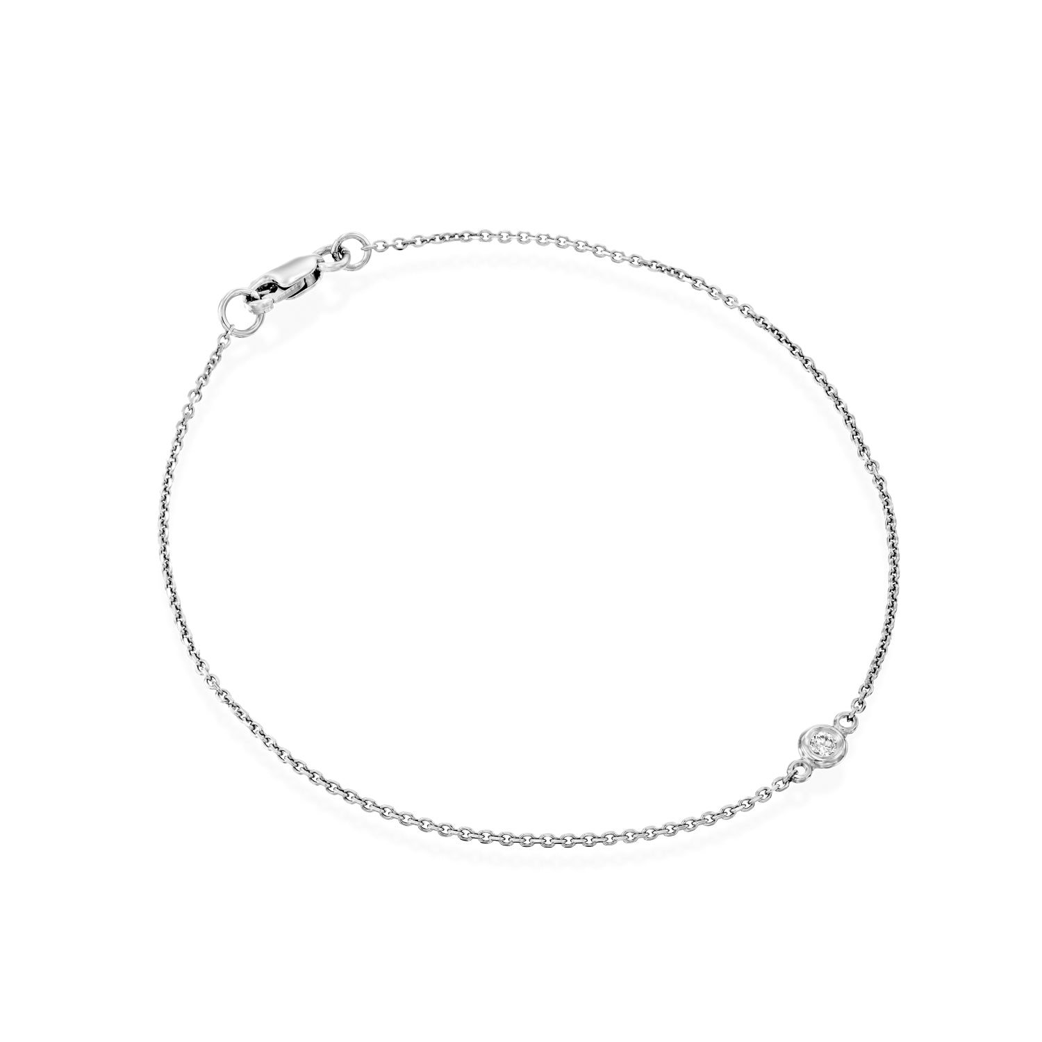 Alexis Gold Bracelet White Diamonds