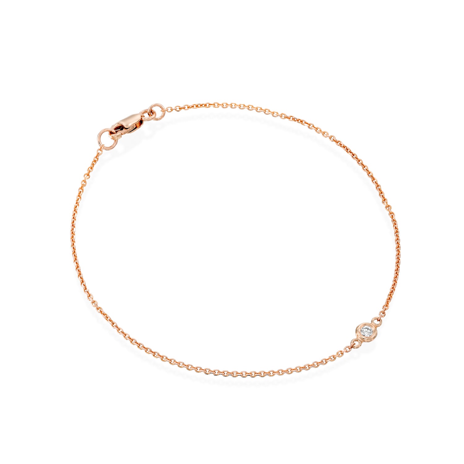 Alexis Gold Bracelet White Diamonds