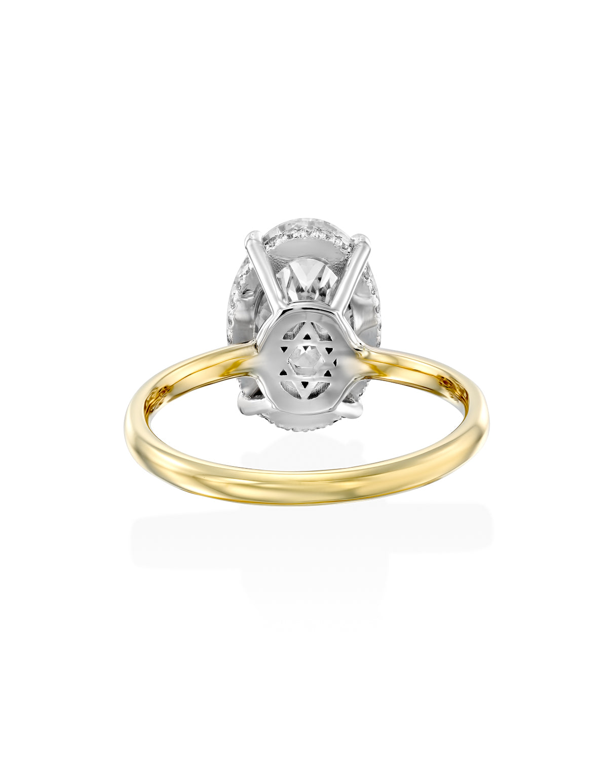 Becka ring With Lab White Diamond