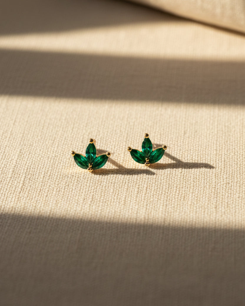 Francoise Earring Emerald