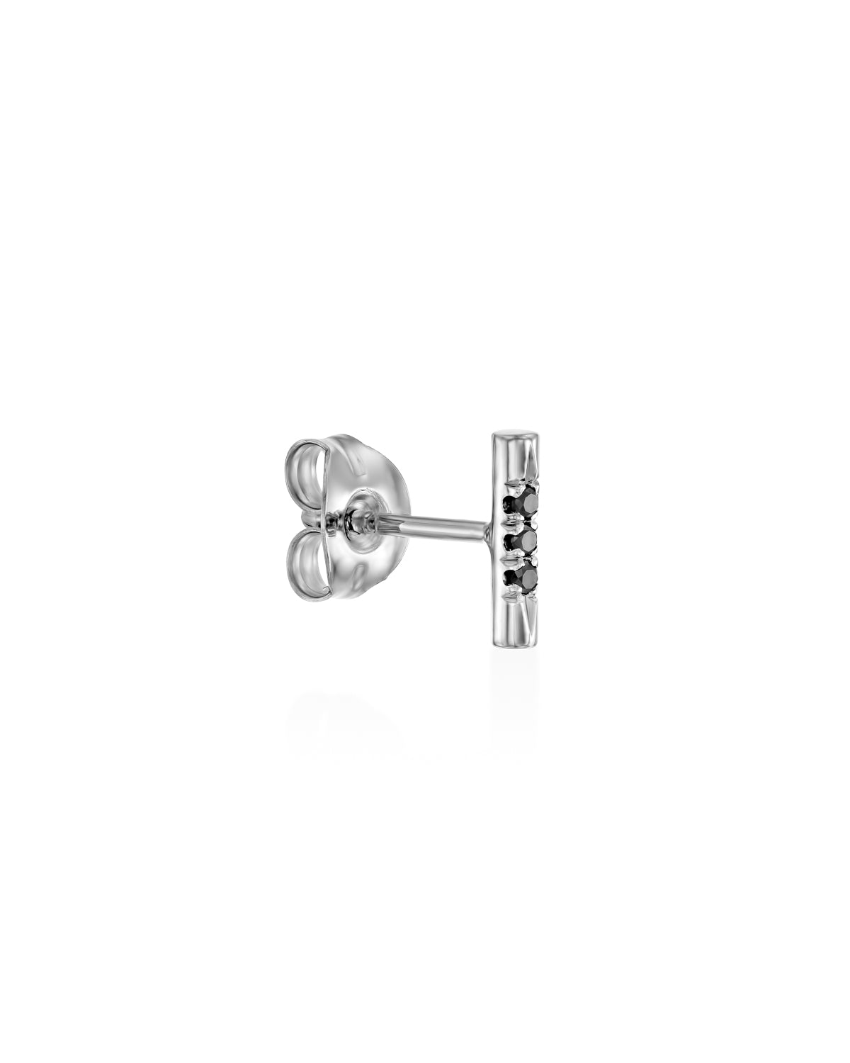 Valerie Gold Earring Black Diamonds
