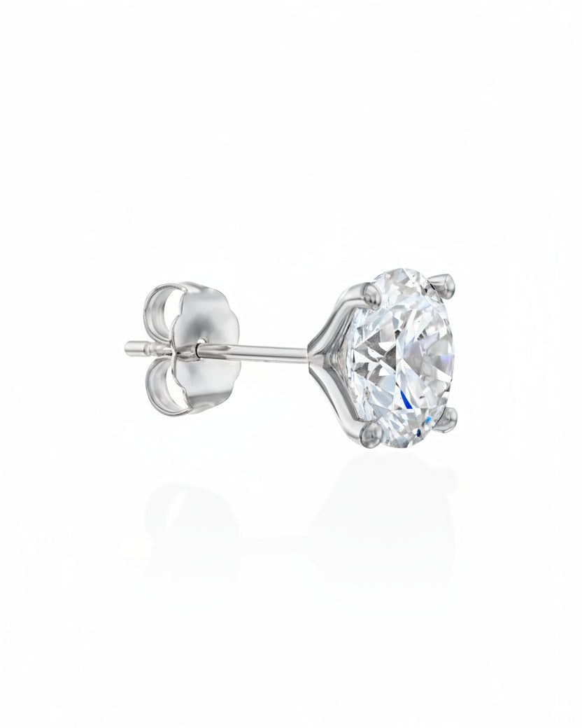 Martina Gold Earring 2ct lab Diamond