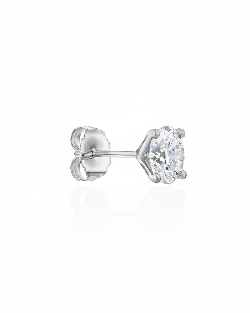 Martina Gold Earring 1ct lab Diamond