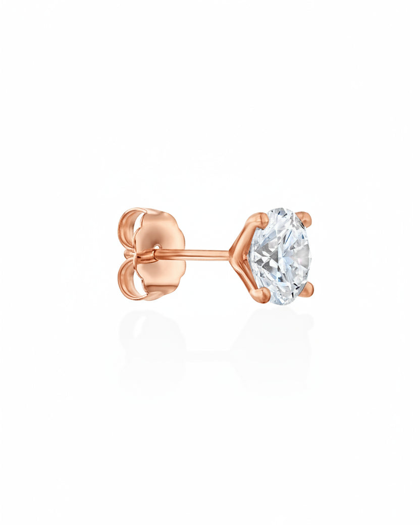 Martina Gold Earring 1ct lab Diamond