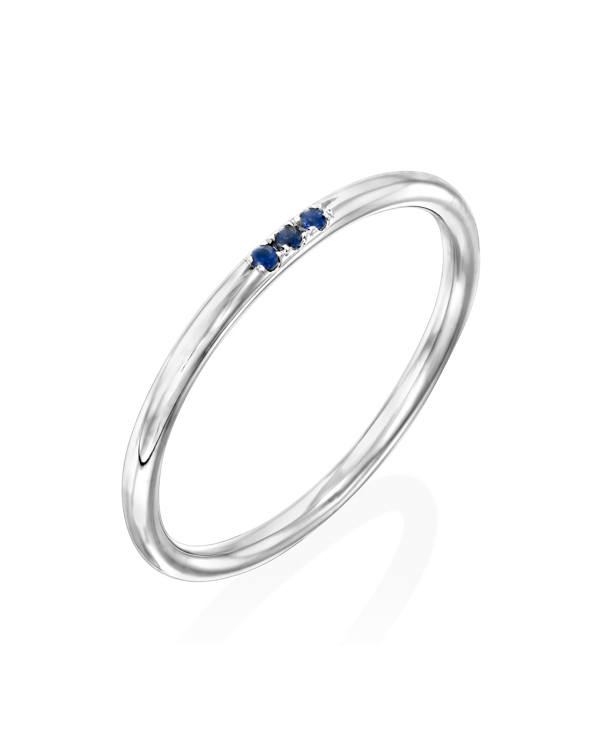 Kelly Ring With 3 sapphires