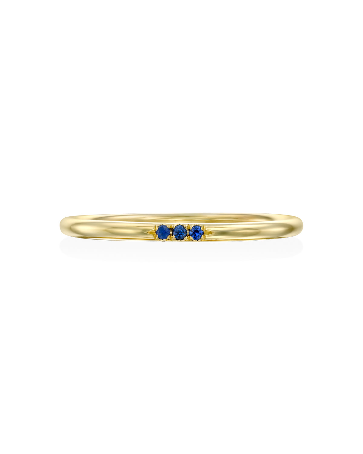 Kelly Ring With 3 sapphires