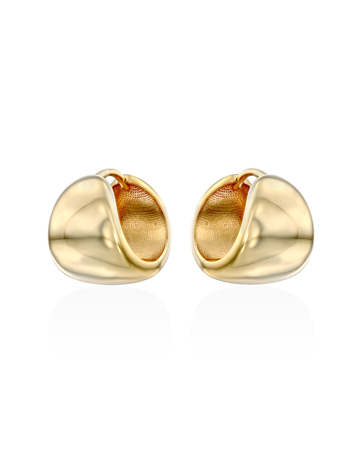 Chelsea gold hoop earrings