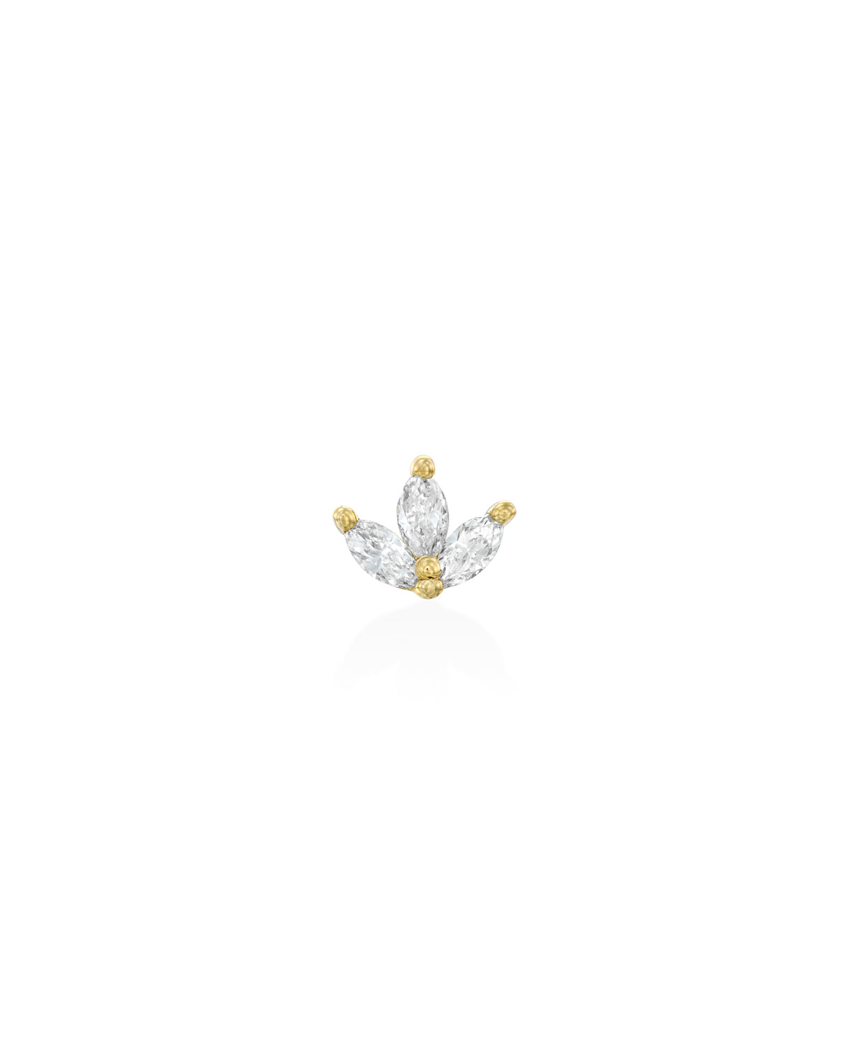 Mini Francoise Earring White Diamonds