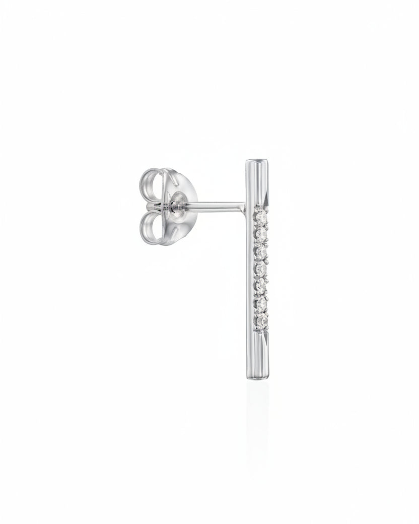 Long Valerie Gold Earring diamonds