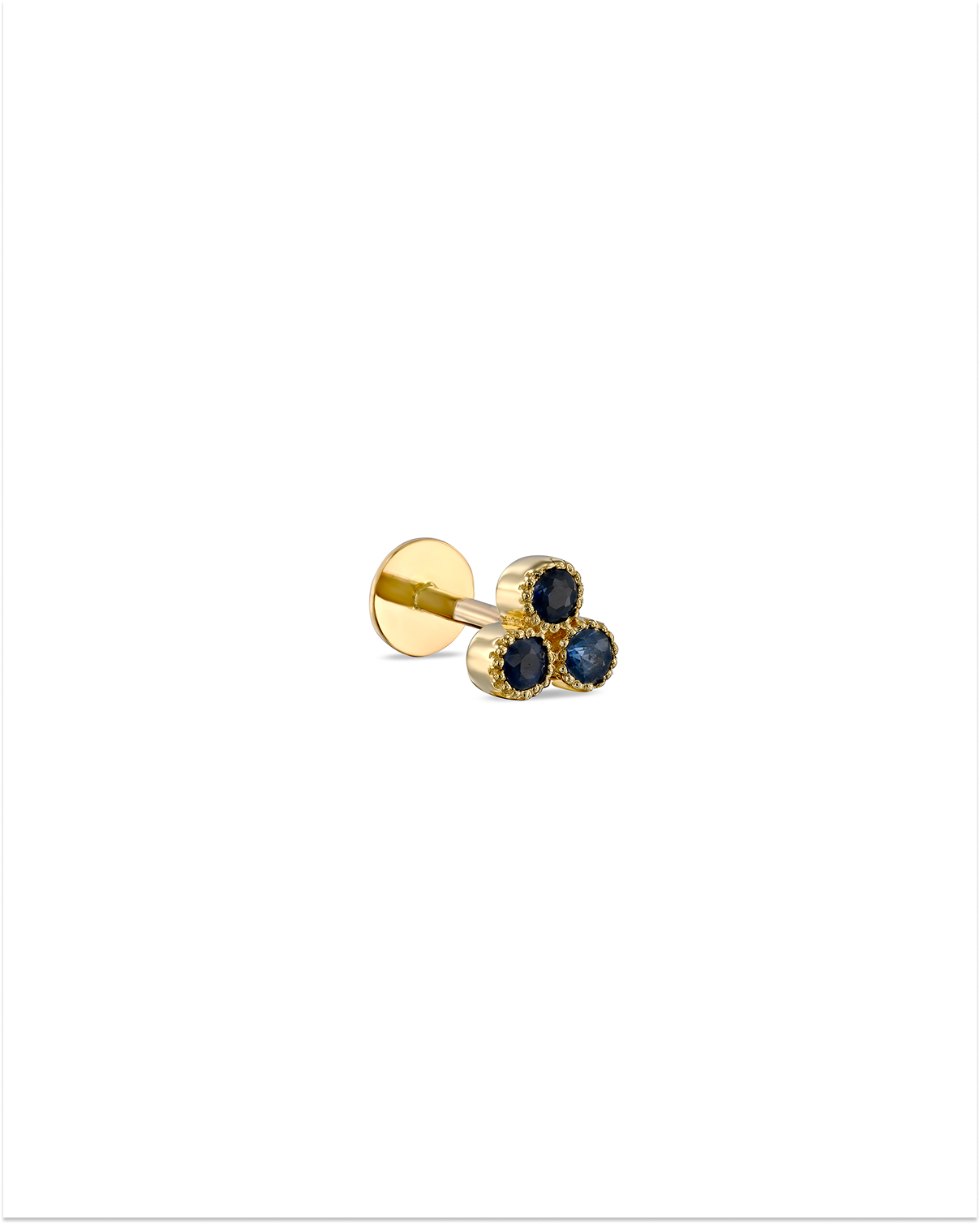 Henrietta Piercing Earring With Sapphires
