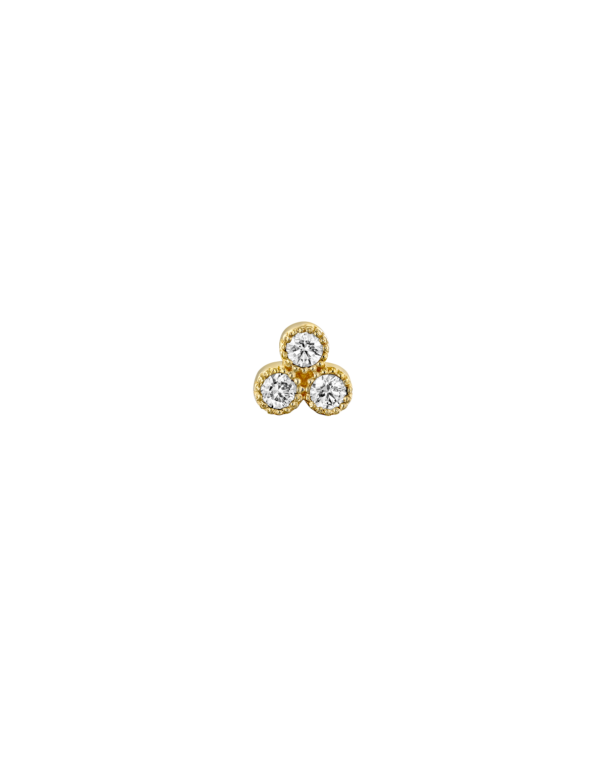 Henrietta Piercing Earring white Diamonds