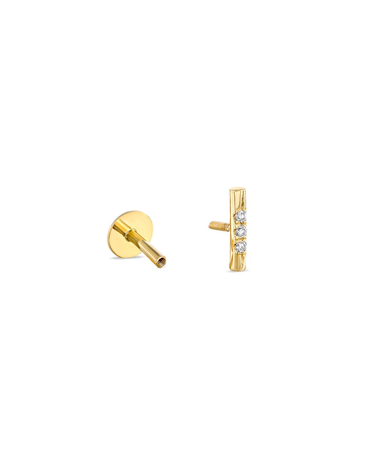 Valerie Piercing Earring White Diamonds