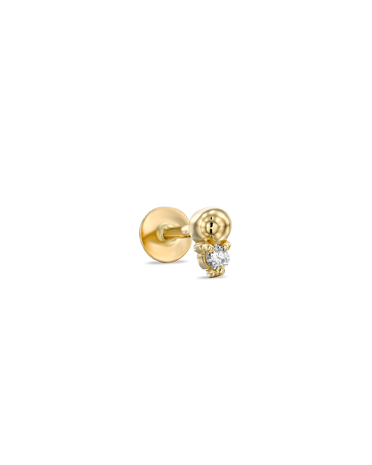 Marie Piercing Earring With White Diamond