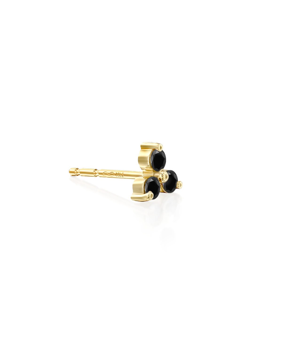 Grace Earring Black Diamonds