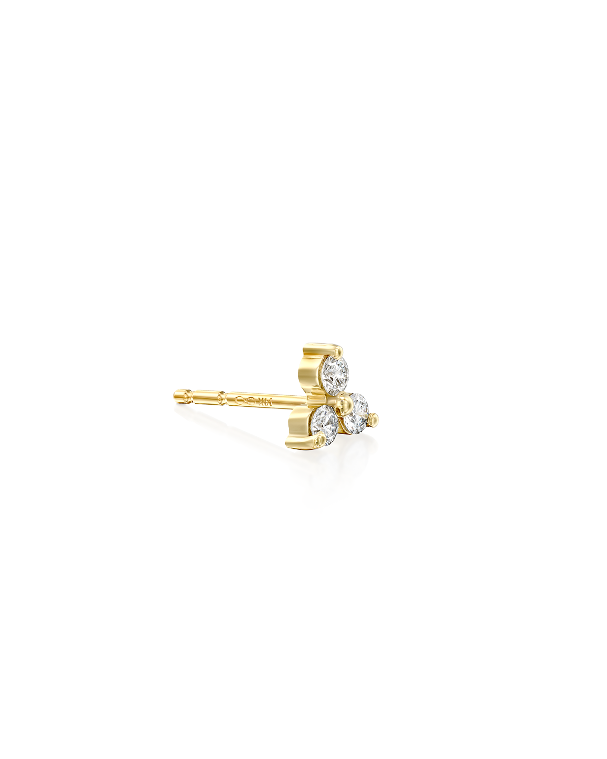 Mini Grace Earring With White Diamonds