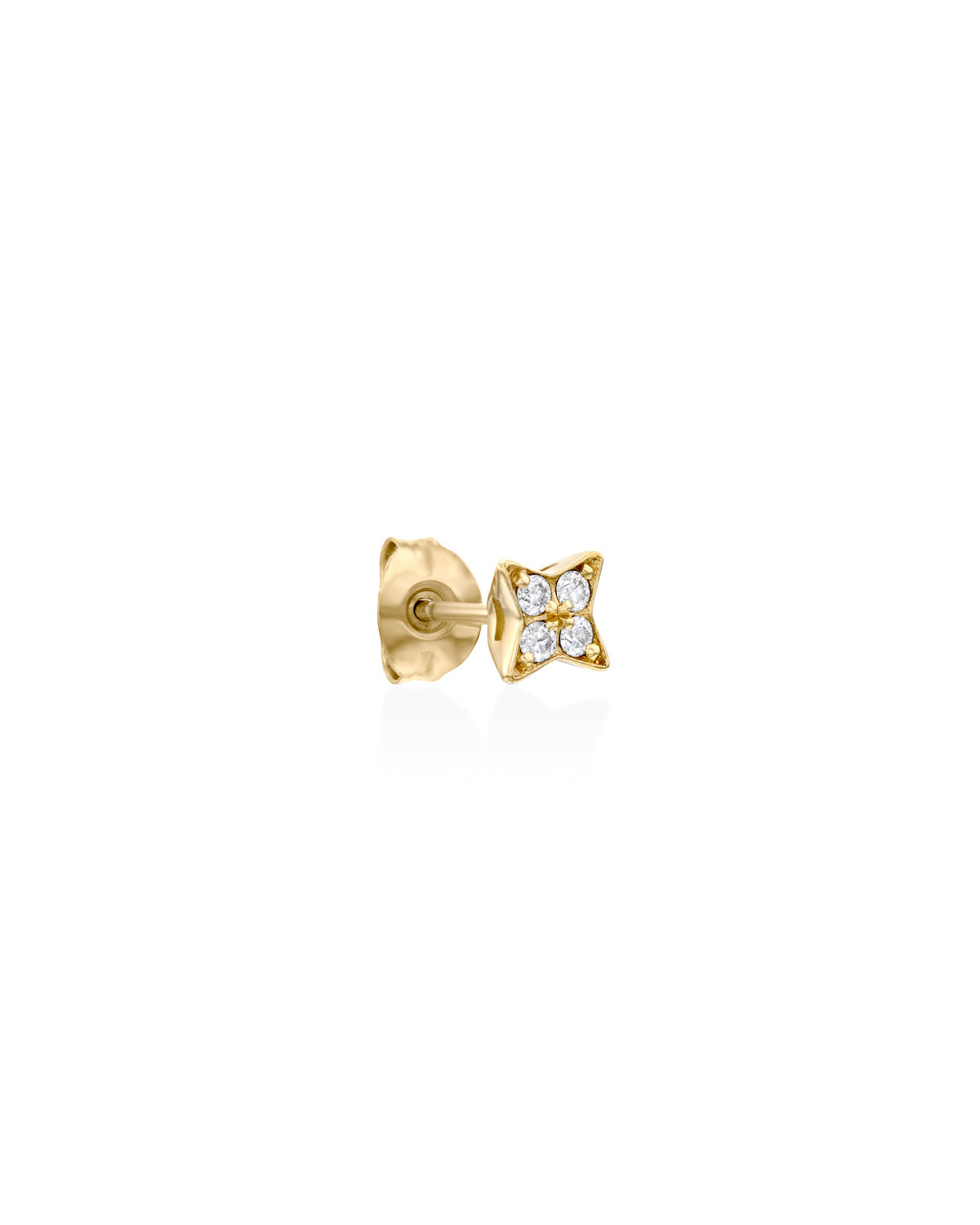 Venus Earring With White Diamonds