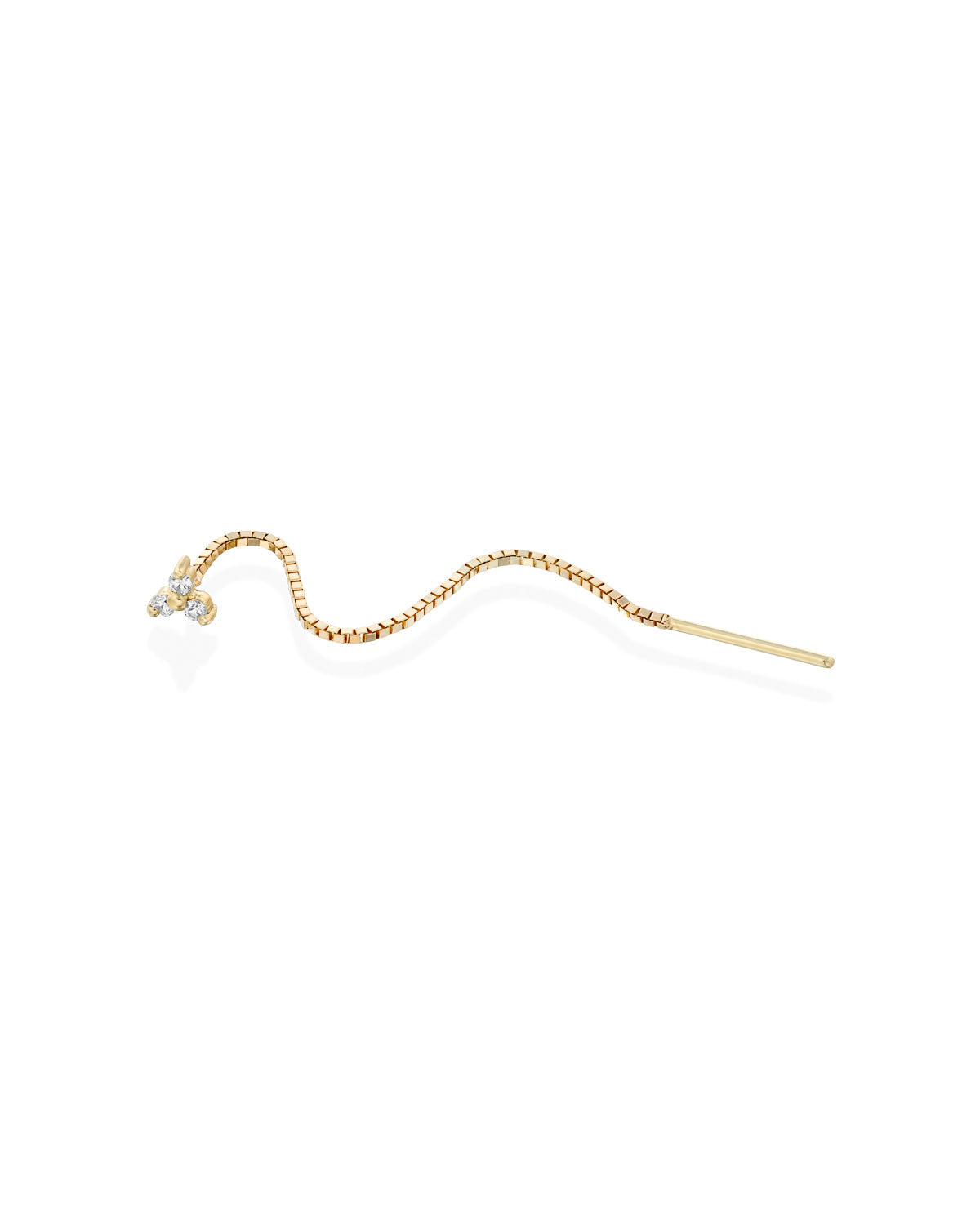 Mini Grace Noni White Diamond Earring