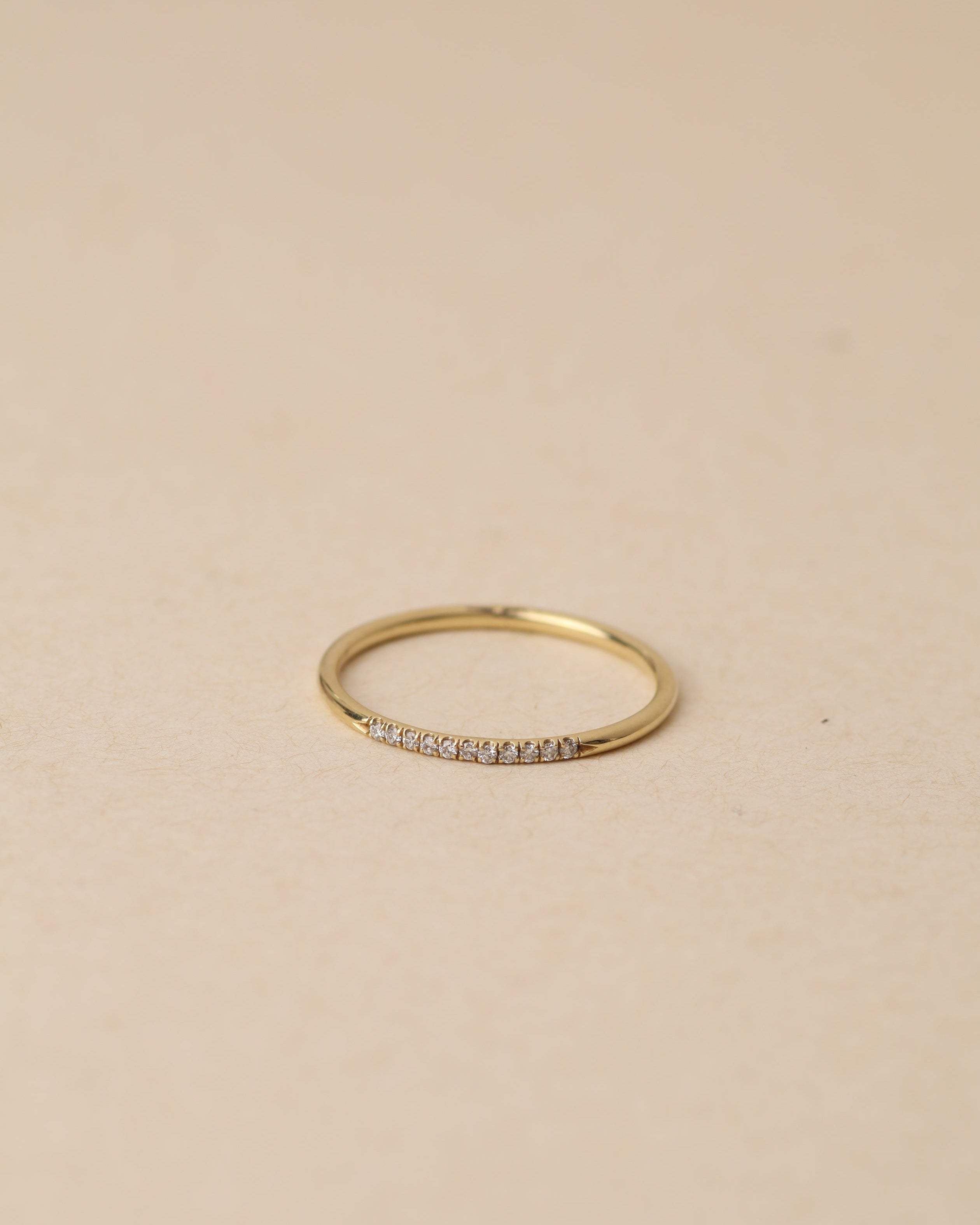 Kelly Ring With White Diamonds