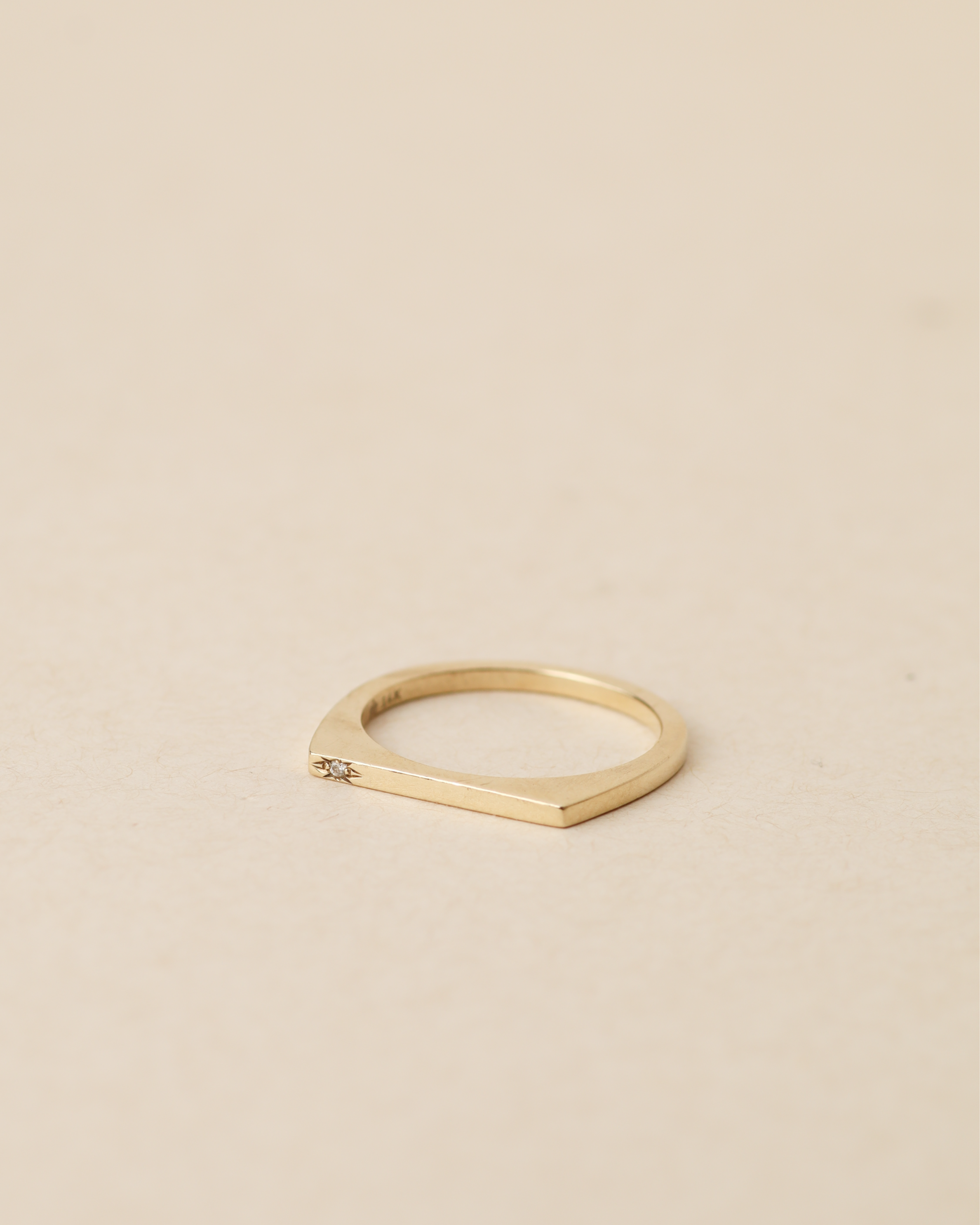 Miranda Gold Ring white Diamond